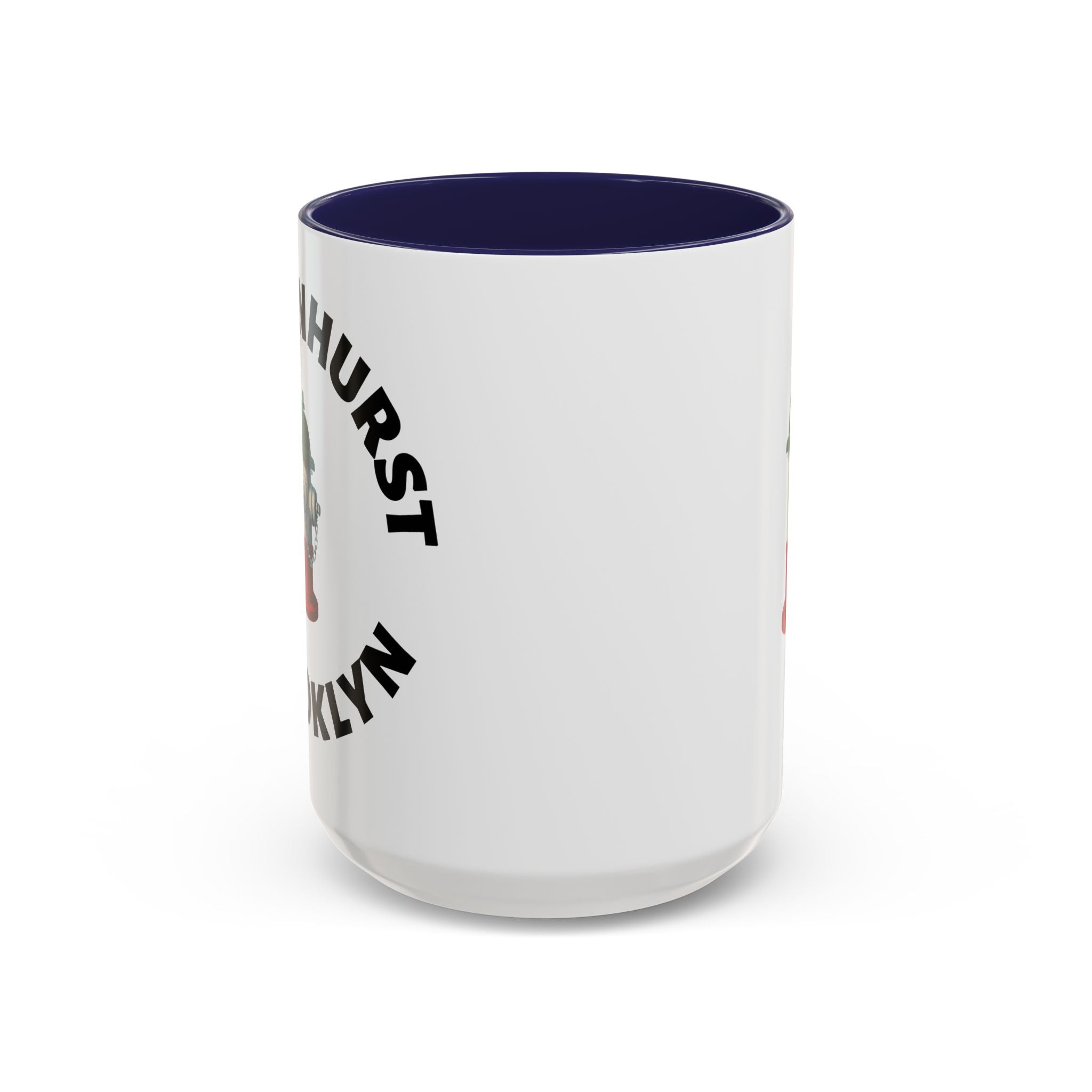 Bensonhurst Coffee Mug with Fire Hydrant Design, Unique Gift for Italians, Fun Kitchen Decor