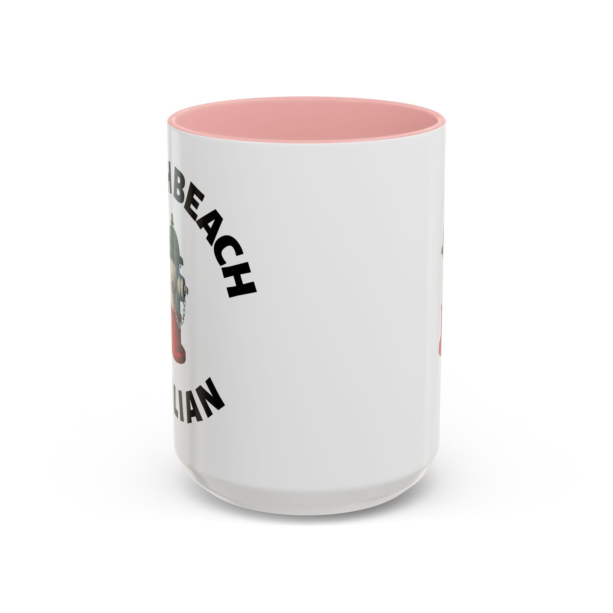 North Beach Coffee Mug with Fire Hydrant Design, Unique Gift for Italians, Fun Kitchen Decor