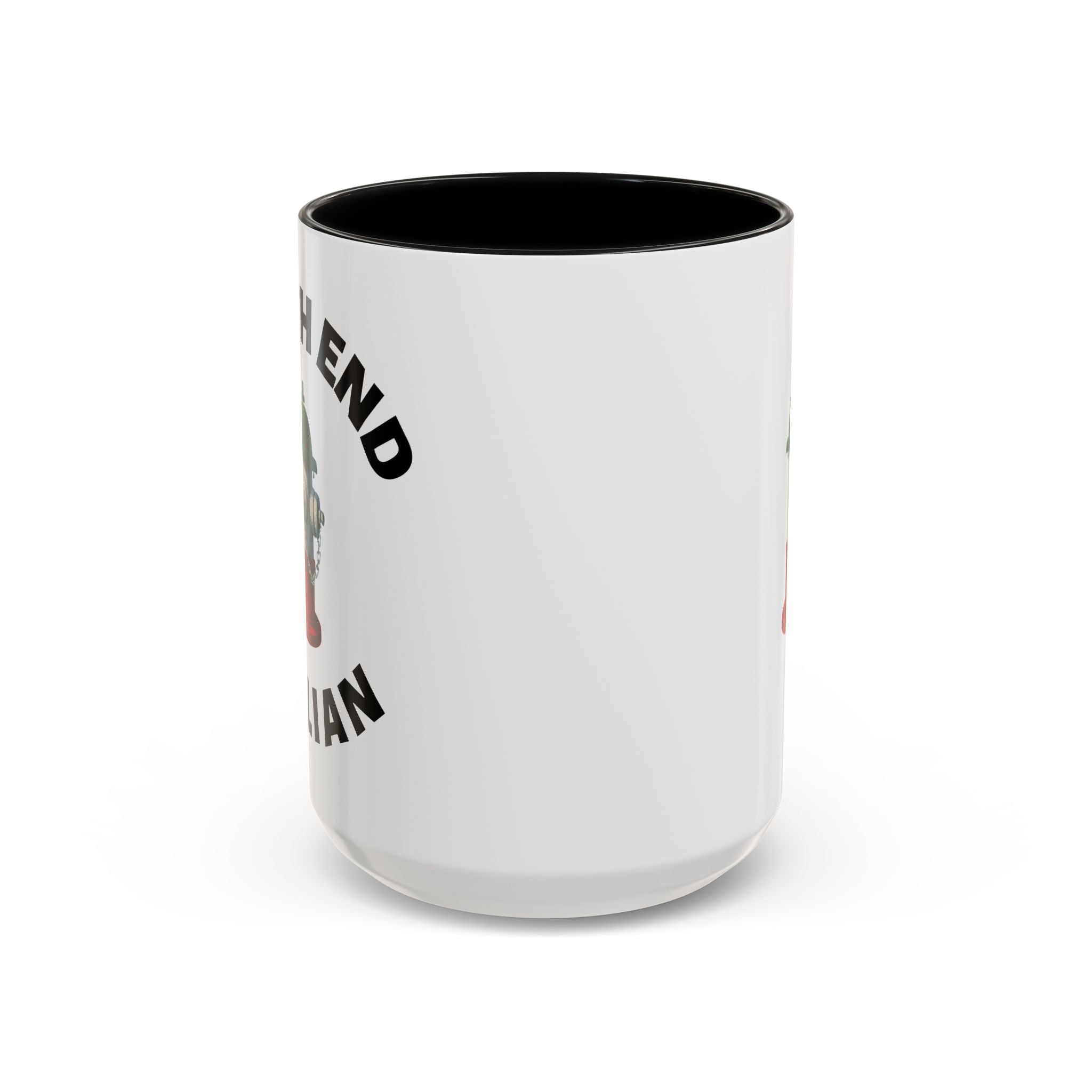 North End Coffee Mug with Fire Hydrant Design, Unique Gift for Italians, Fun Kitchen Decor