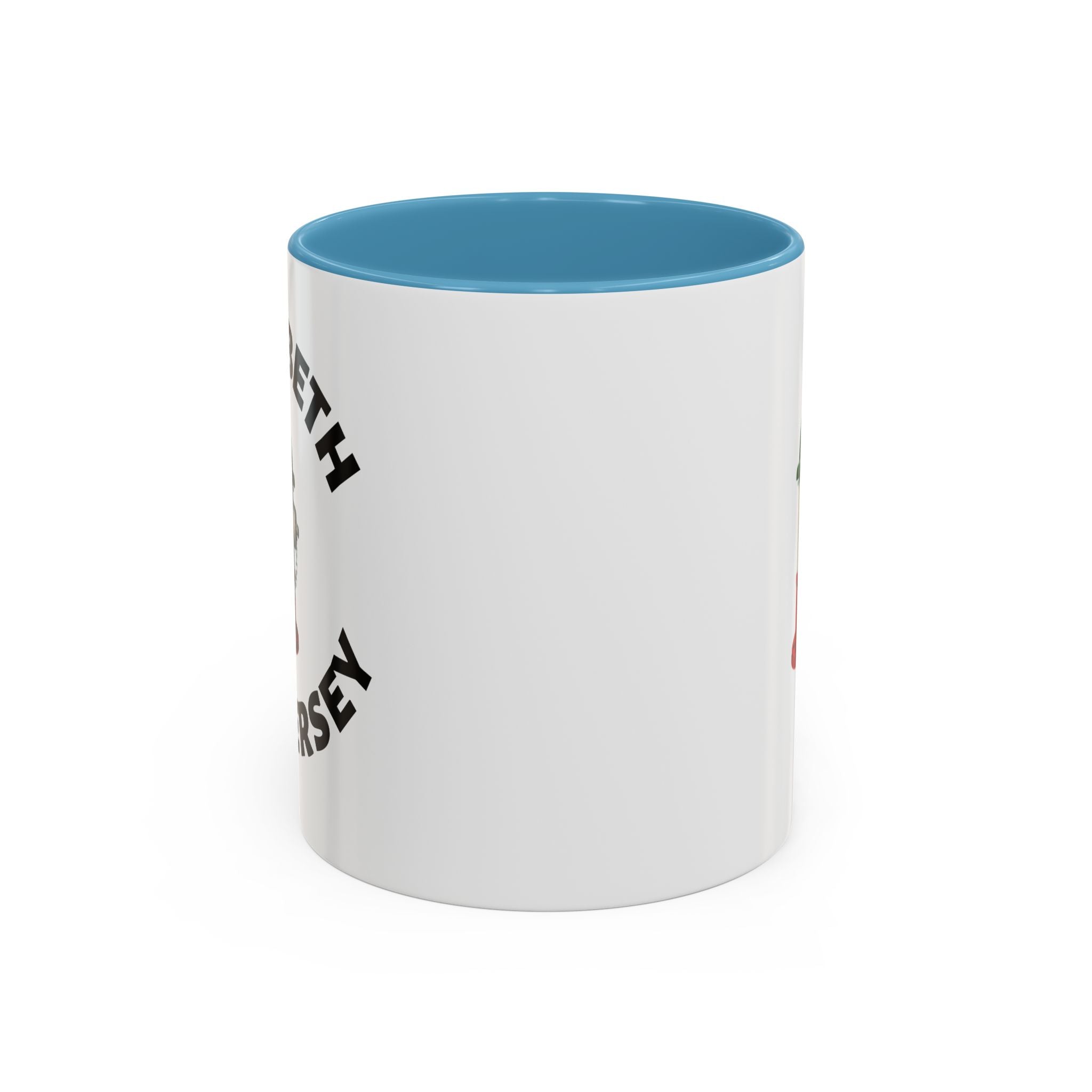 Coffee Mug - Elizabeth with Fire Hydrant Design, Unique Gift for Italians