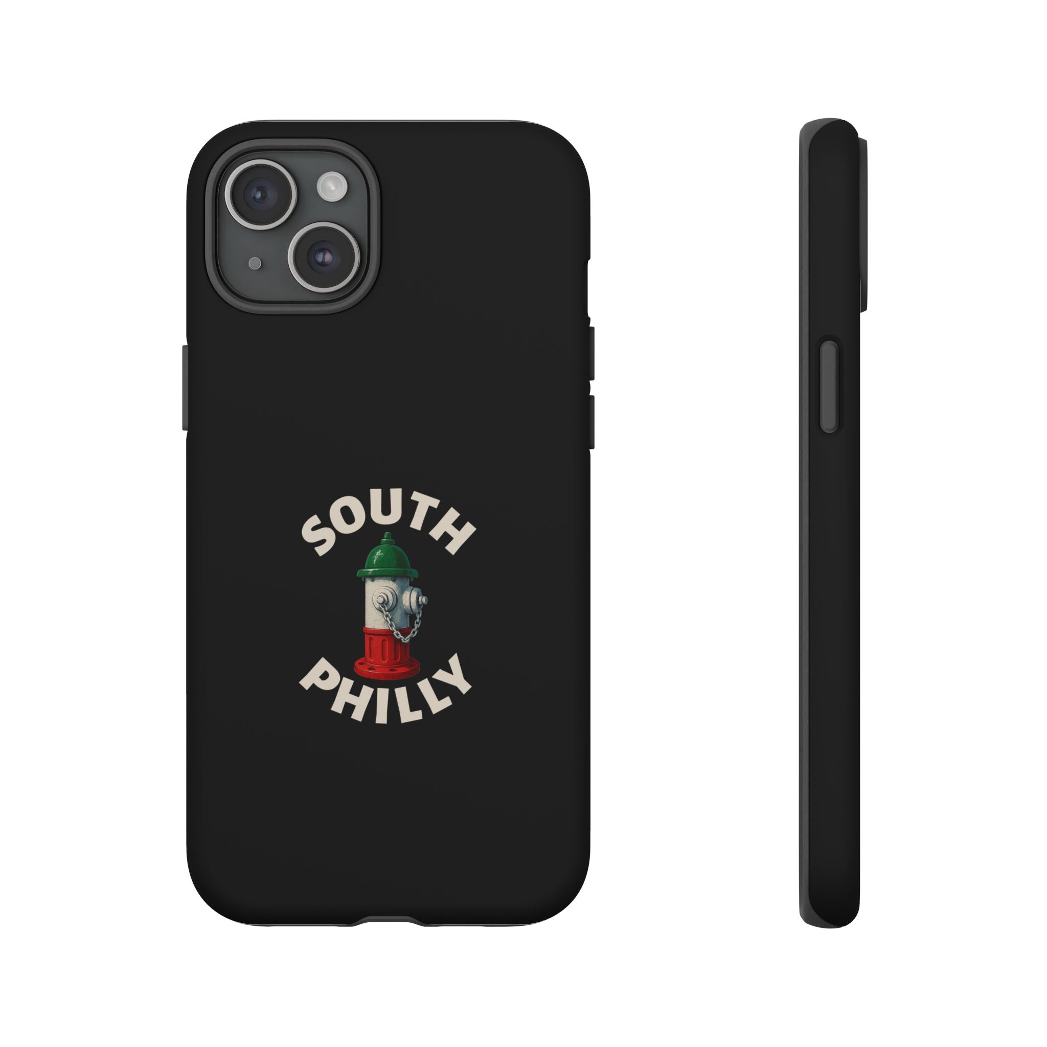 South Philly Black Phone Case, Tough Cases for iPhone, Gift for Italians, Stylish Phone Cover, Unique Phone Accessory