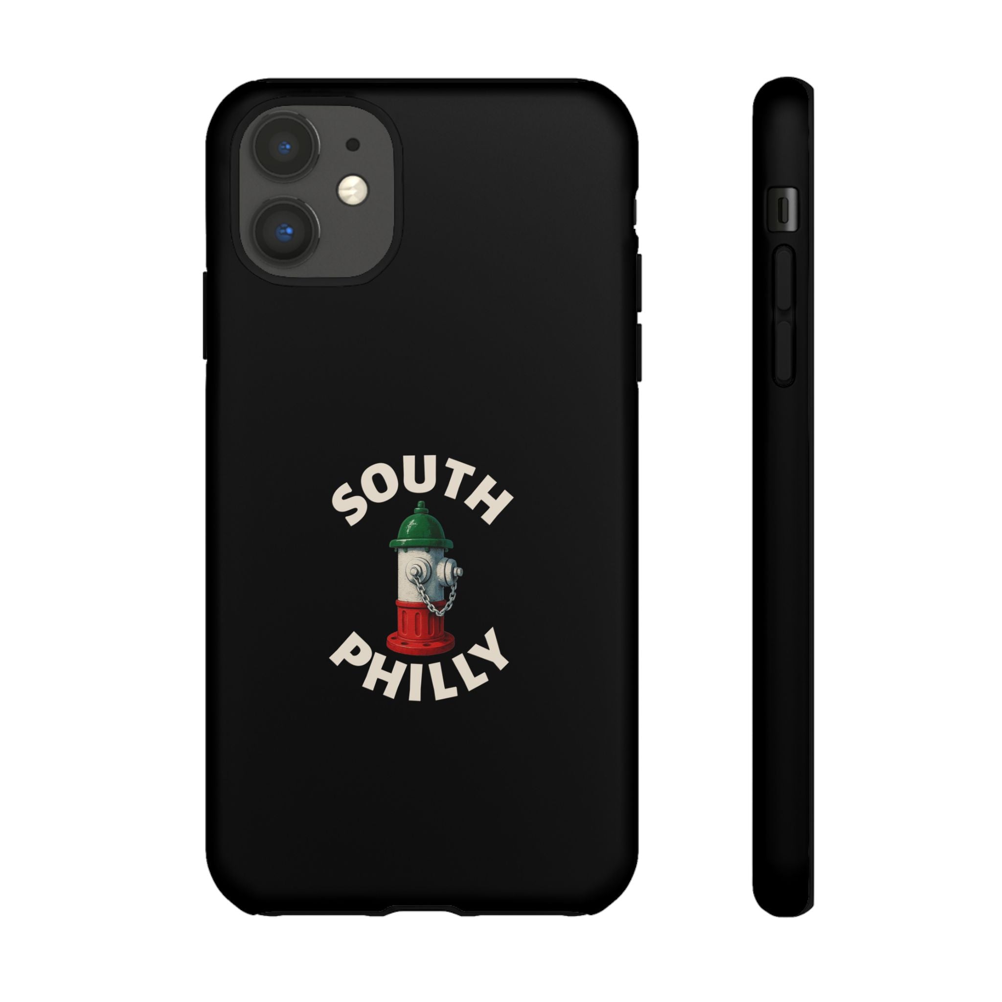 South Philly Black Phone Case, Tough Cases for iPhone, Gift for Italians, Stylish Phone Cover, Unique Phone Accessory