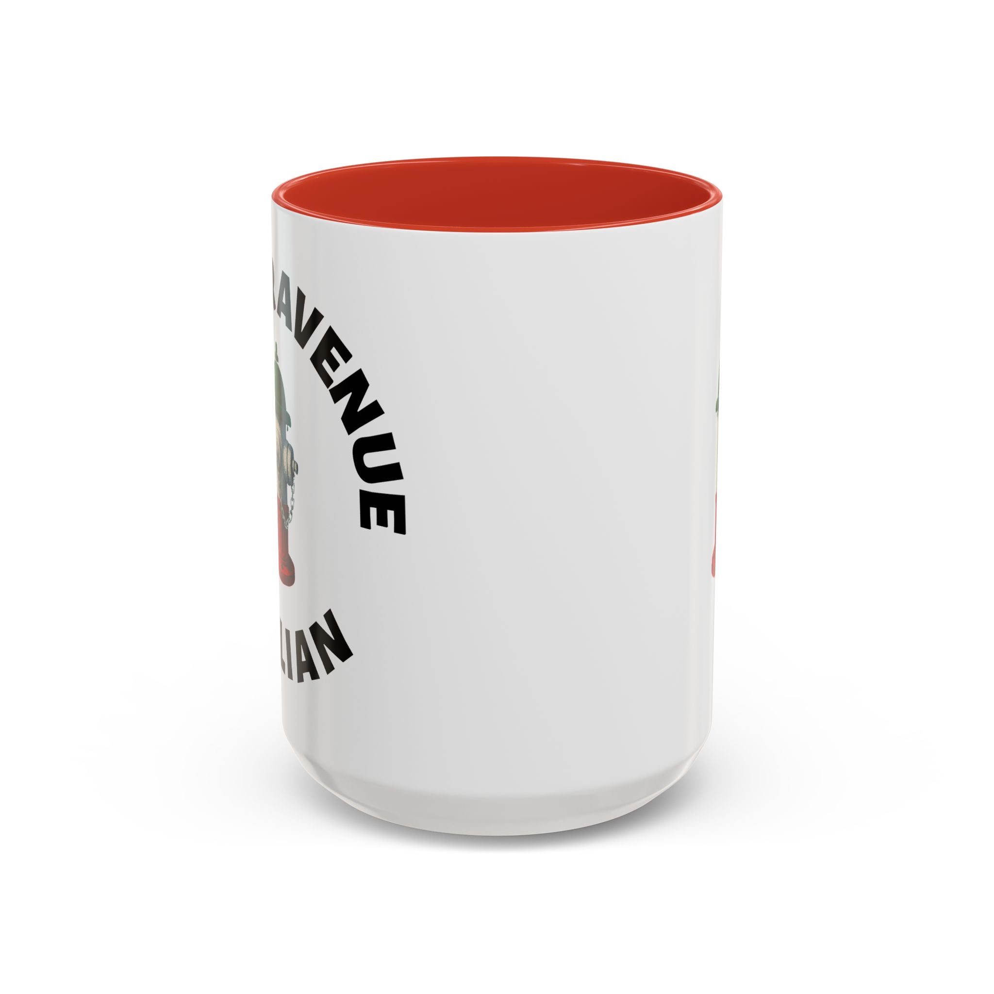 Arthur Avenue Coffee Mug with Fire Hydrant Design, Unique Gift for Italians, Fun Kitchen Decor