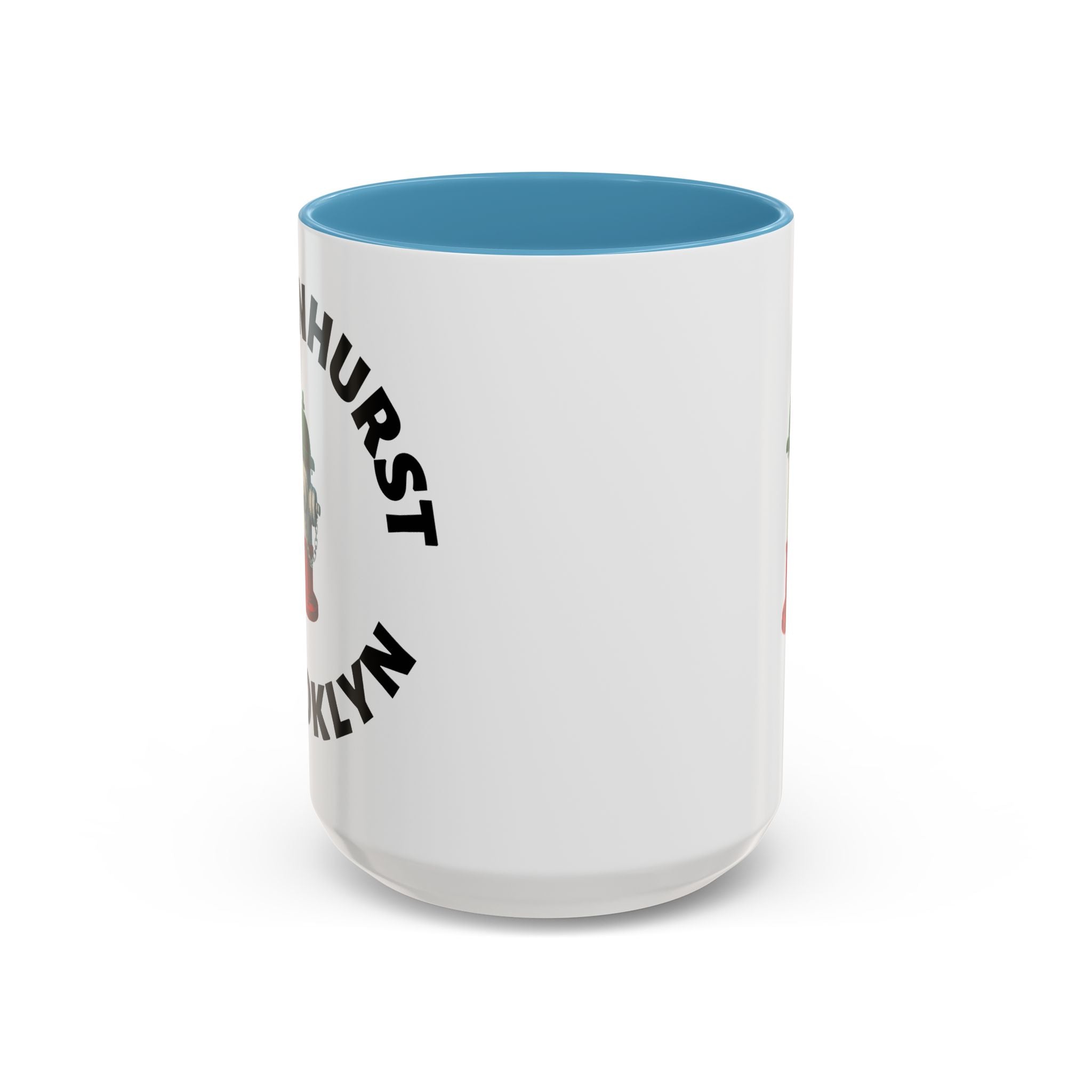 Bensonhurst Coffee Mug with Fire Hydrant Design, Unique Gift for Italians, Fun Kitchen Decor