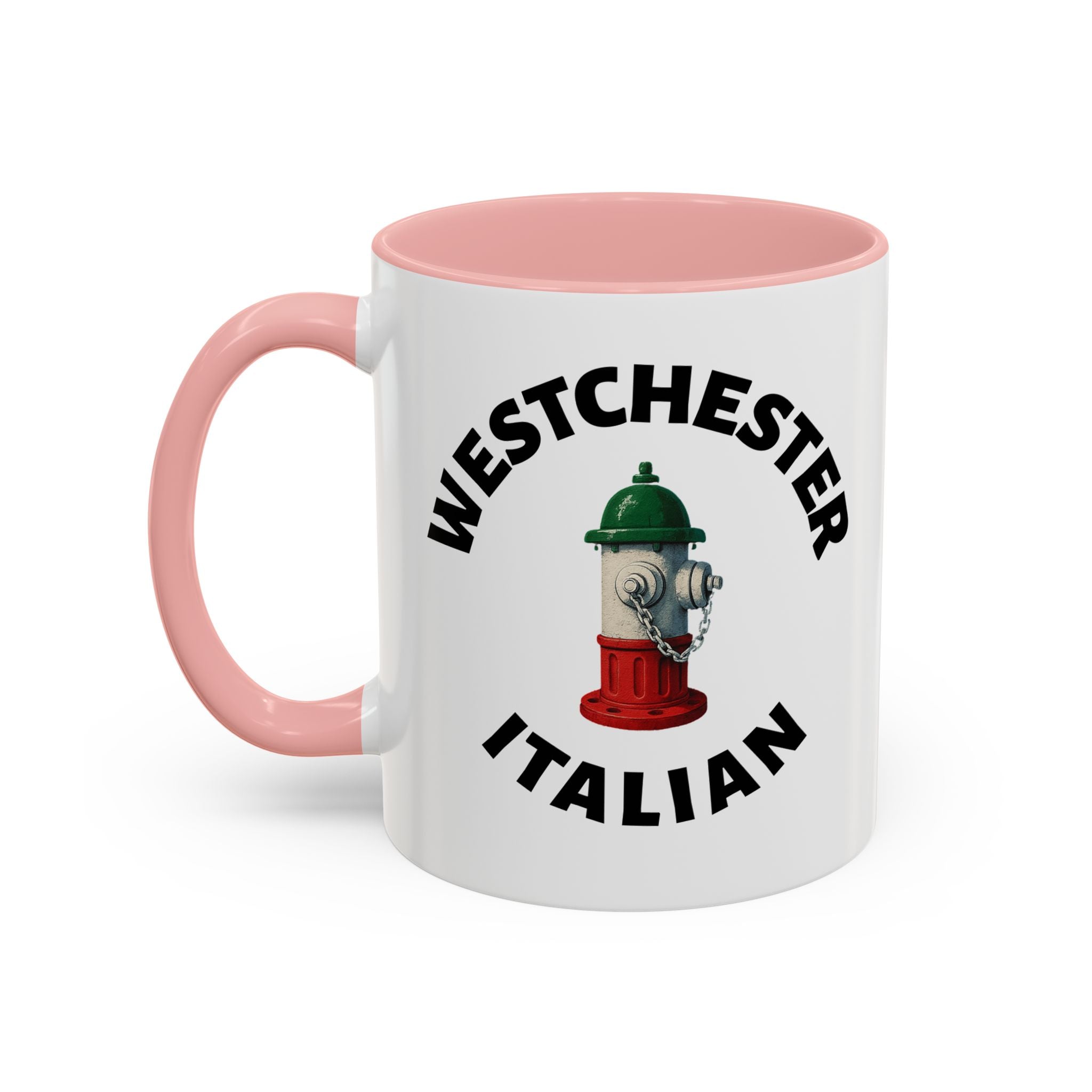 Westchester Coffee Mug with Fire Hydrant Design, Unique Gift for Italians, Fun Kitchen Decor