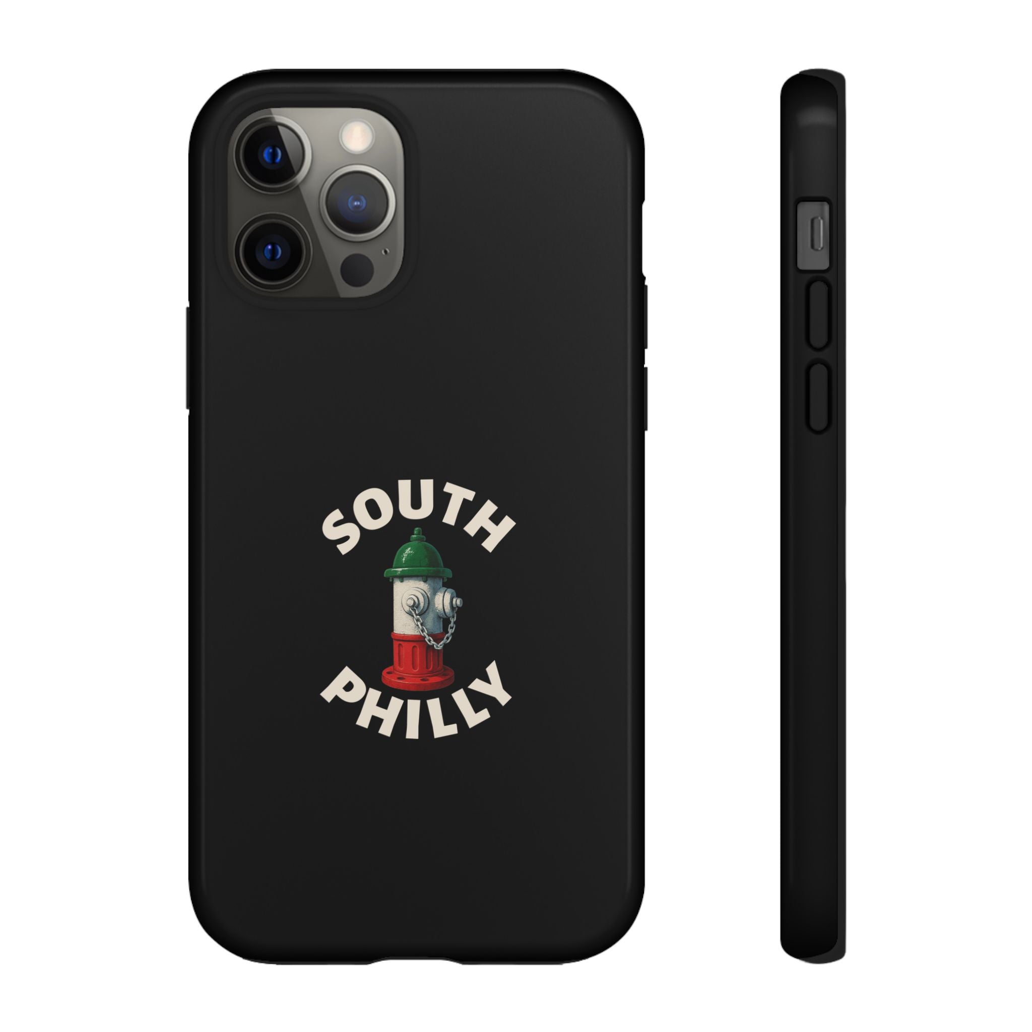 South Philly Black Phone Case, Tough Cases for iPhone, Gift for Italians, Stylish Phone Cover, Unique Phone Accessory