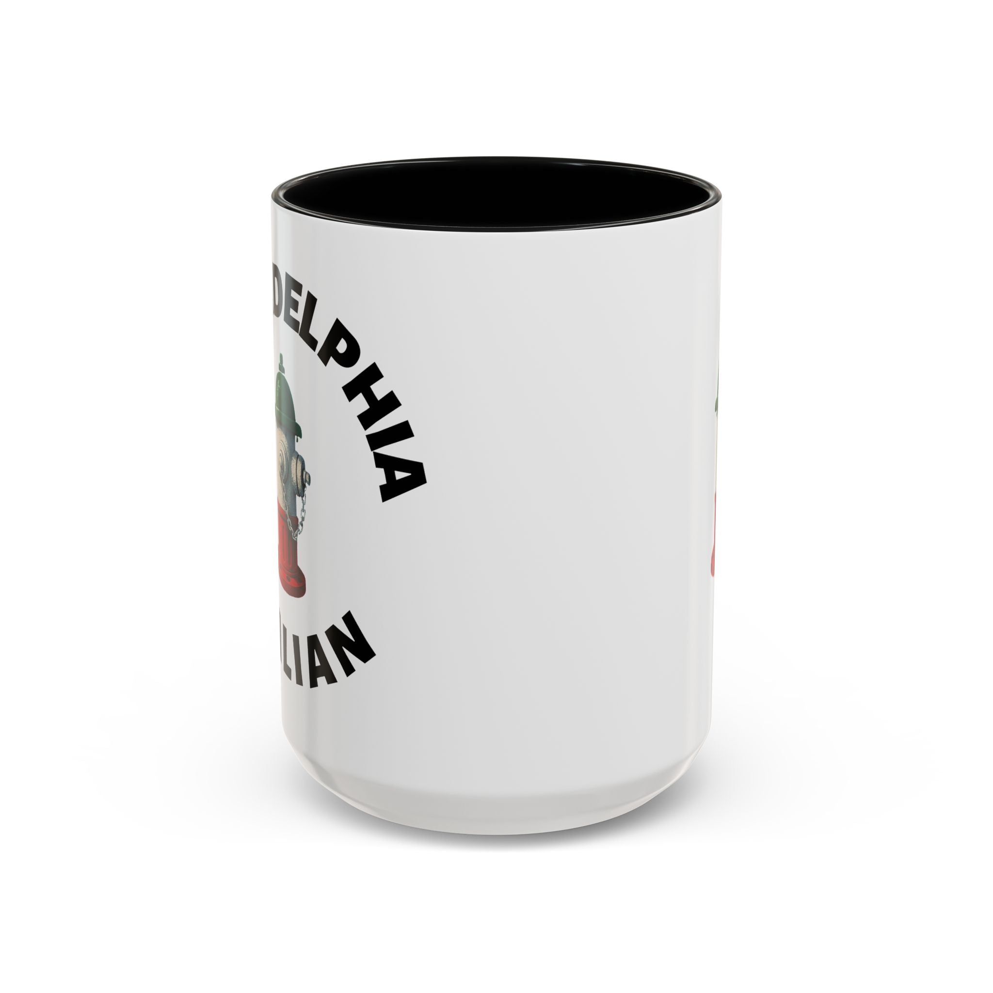 Philadelphia Coffee Mug with Fire Hydrant Design, Unique Gift for Italians, Fun Kitchen Decor