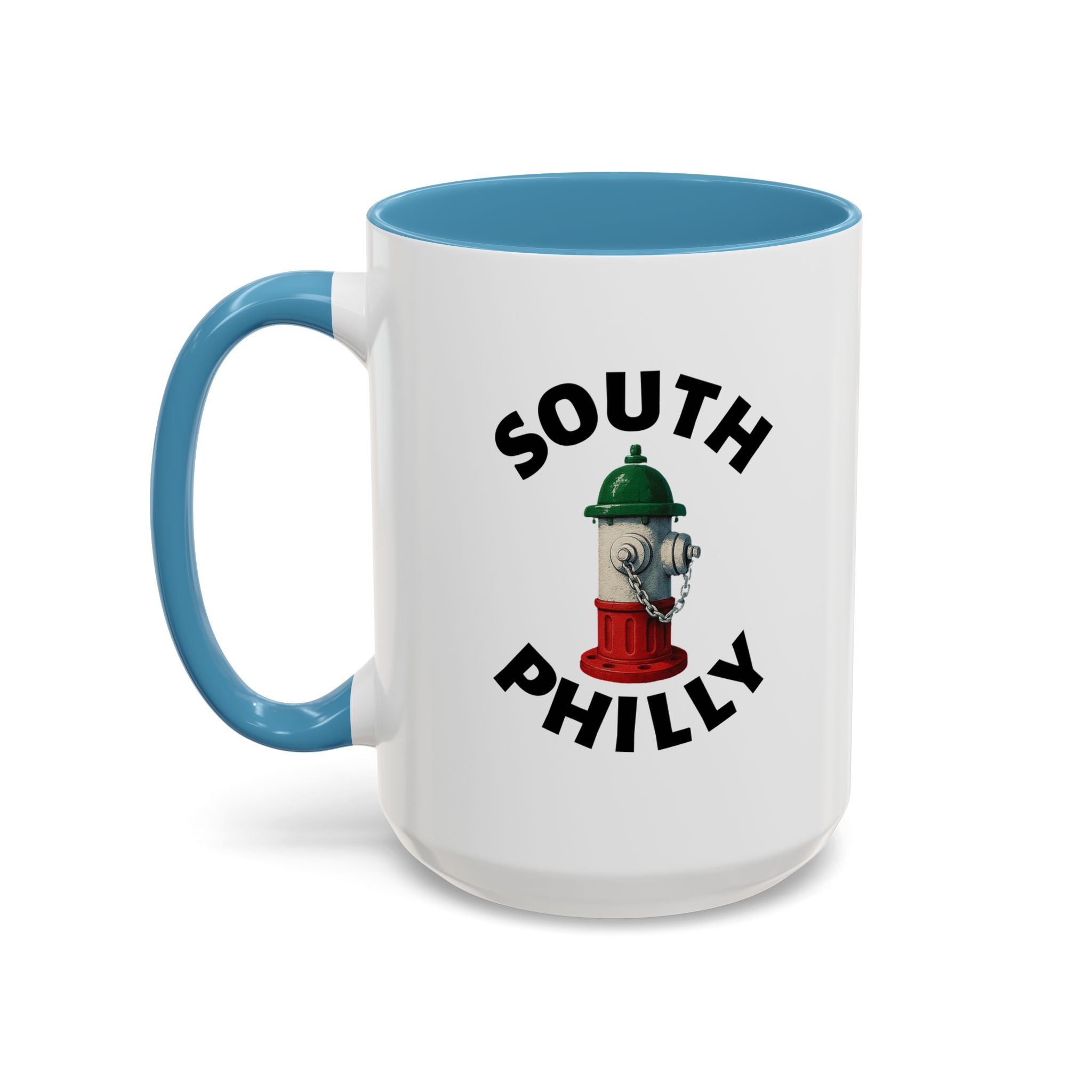 South Philly Coffee Mug with Fire Hydrant Design, Unique Gift for Italians, Fun Kitchen Decor