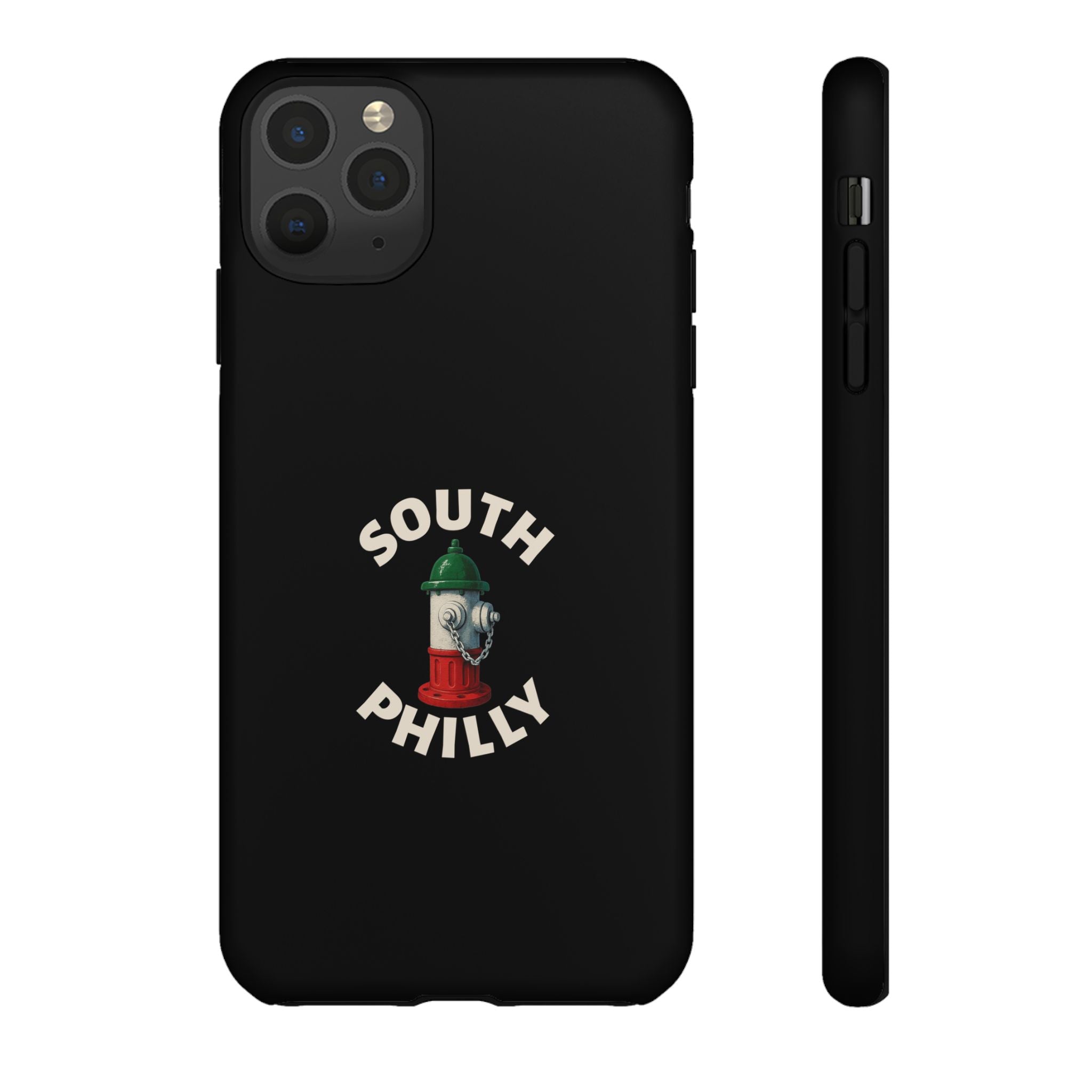 South Philly Black Phone Case, Tough Cases for iPhone, Gift for Italians, Stylish Phone Cover, Unique Phone Accessory