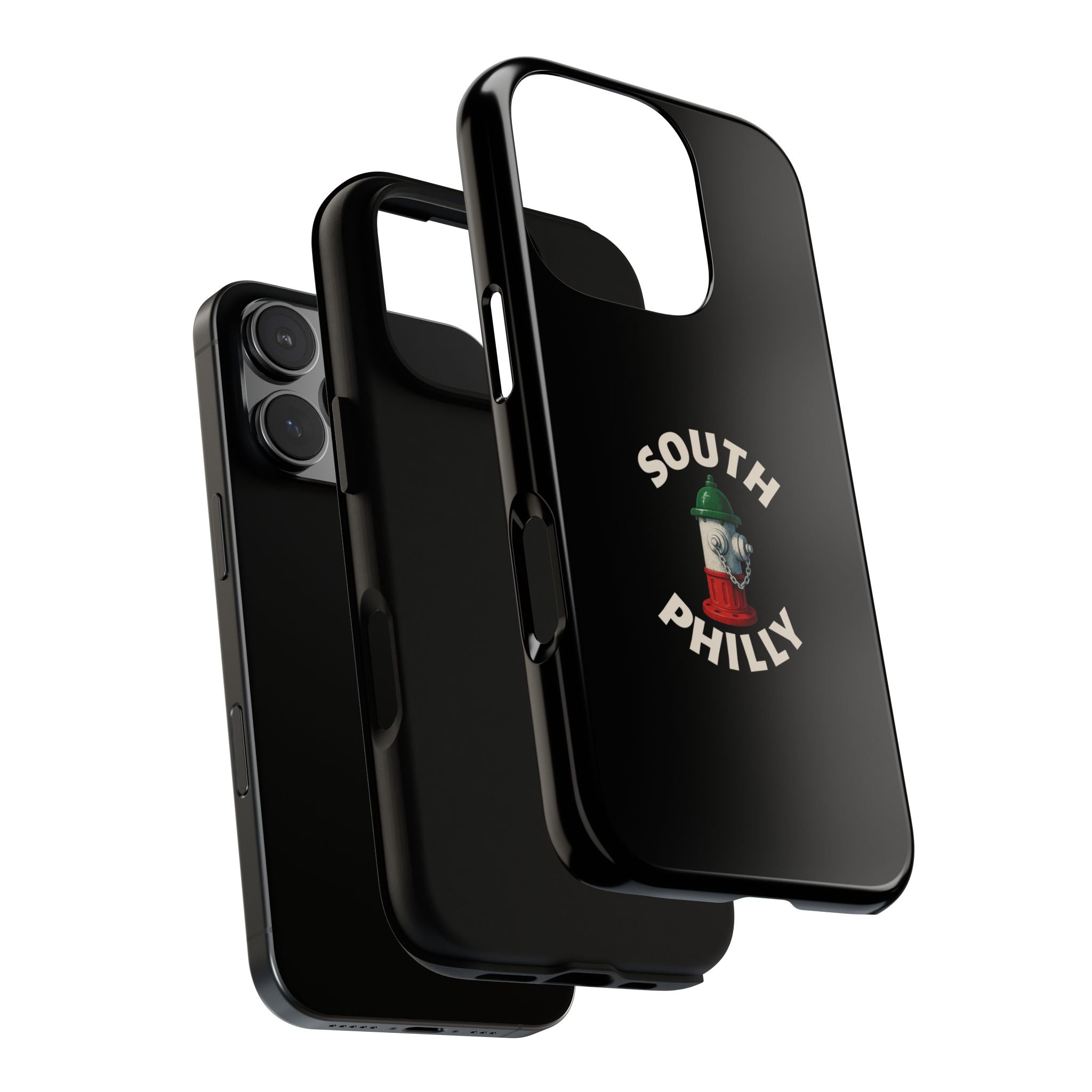 South Philly Black Phone Case, Tough Cases for iPhone, Gift for Italians, Stylish Phone Cover, Unique Phone Accessory