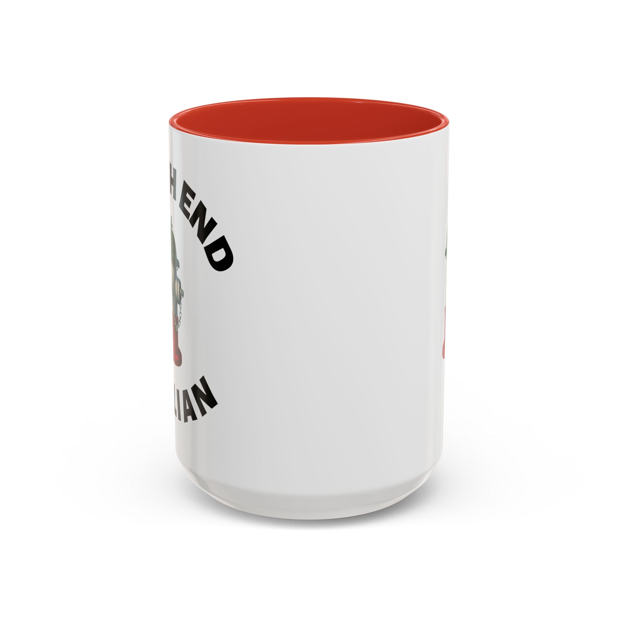 North End Coffee Mug with Fire Hydrant Design, Unique Gift for Italians, Fun Kitchen Decor