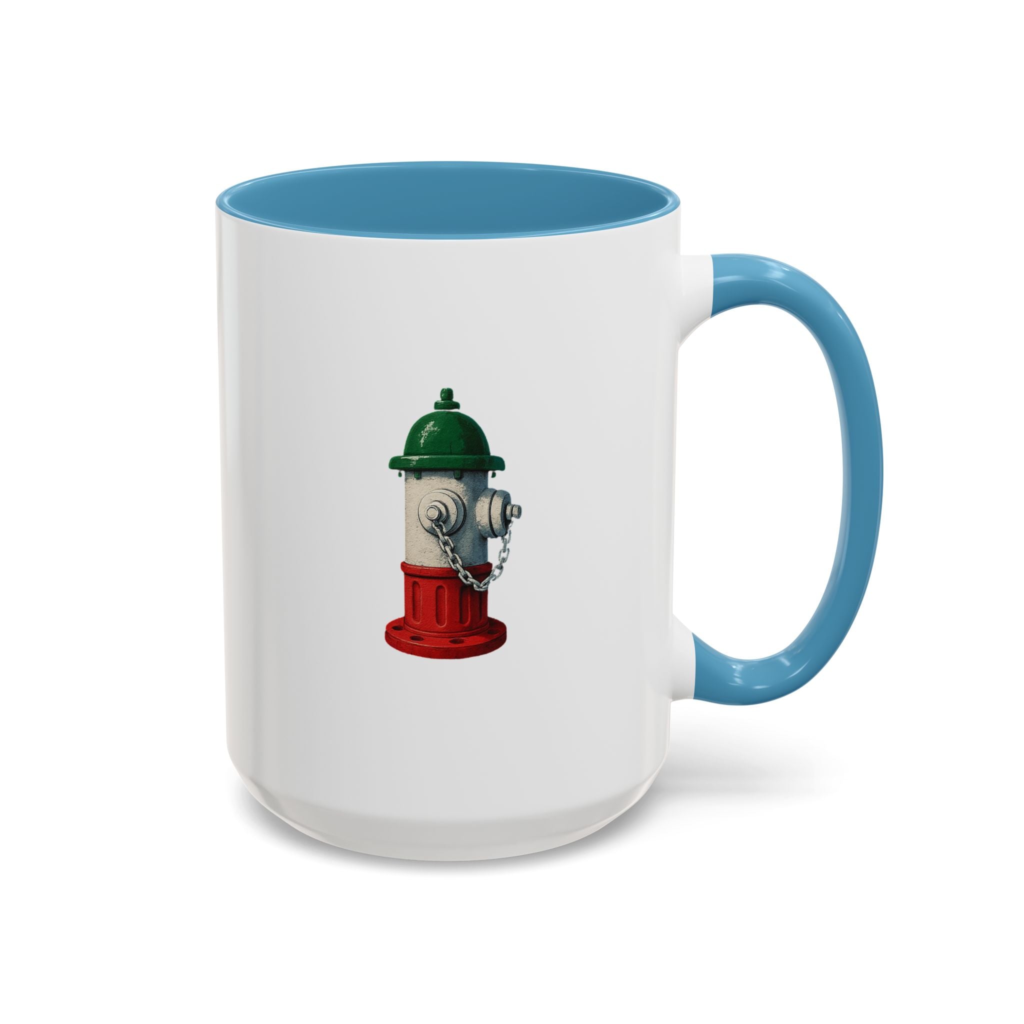 Bensonhurst Coffee Mug with Fire Hydrant Design, Unique Gift for Italians, Fun Kitchen Decor