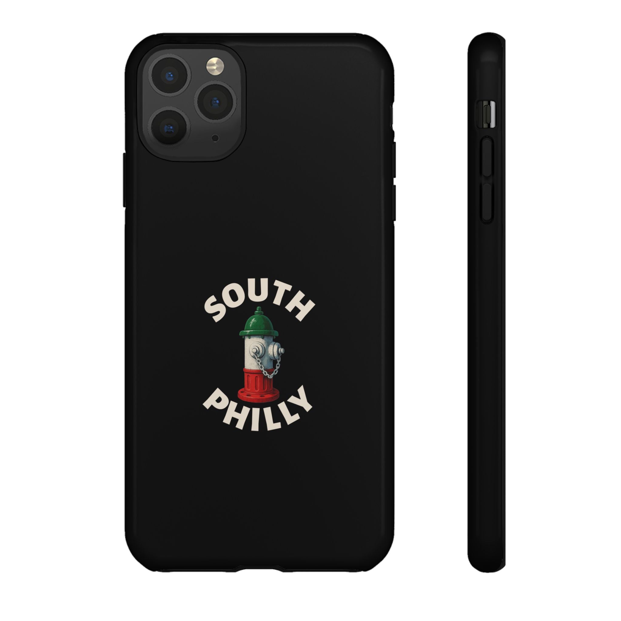 South Philly Black Phone Case, Tough Cases for iPhone, Gift for Italians, Stylish Phone Cover, Unique Phone Accessory