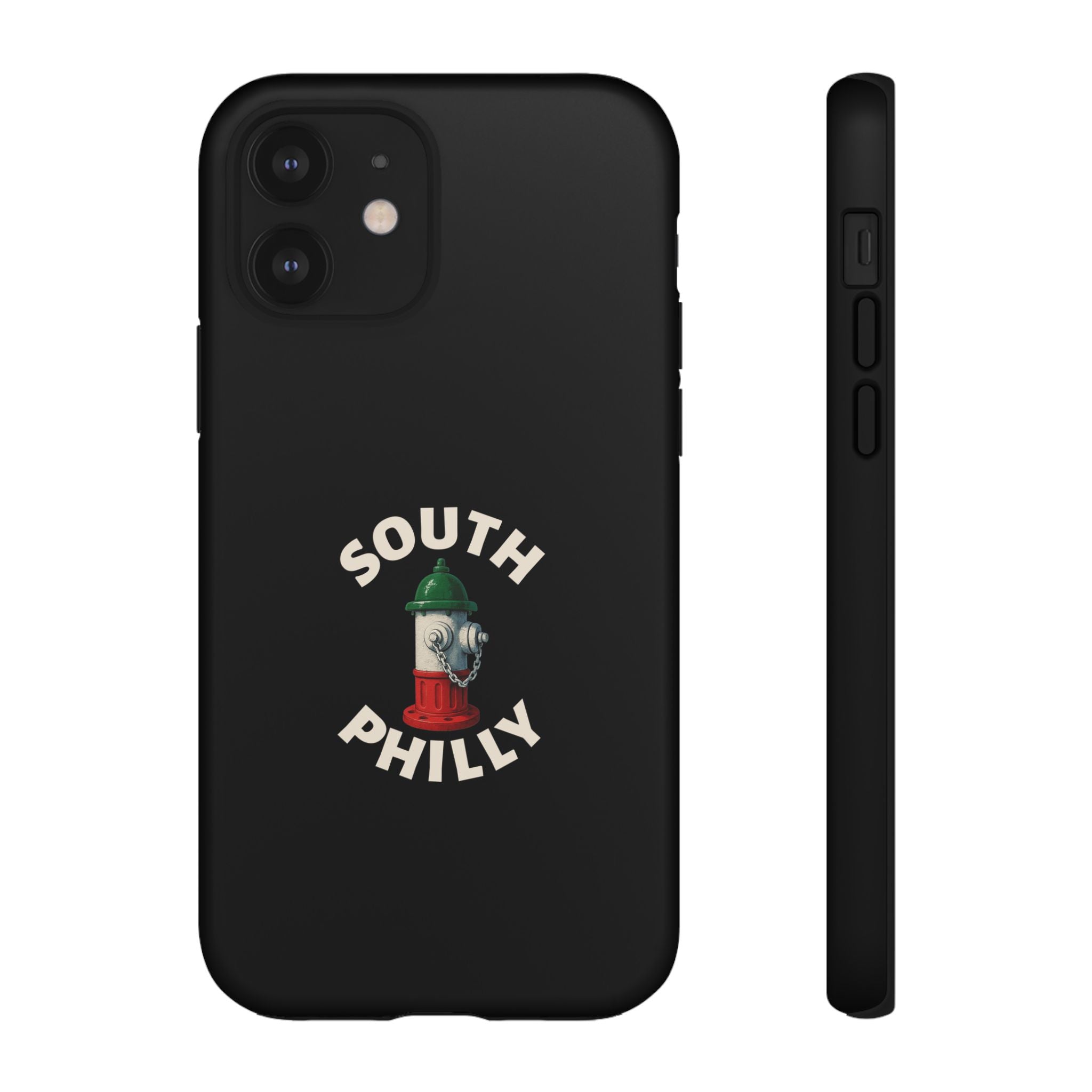 South Philly Black Phone Case, Tough Cases for iPhone, Gift for Italians, Stylish Phone Cover, Unique Phone Accessory