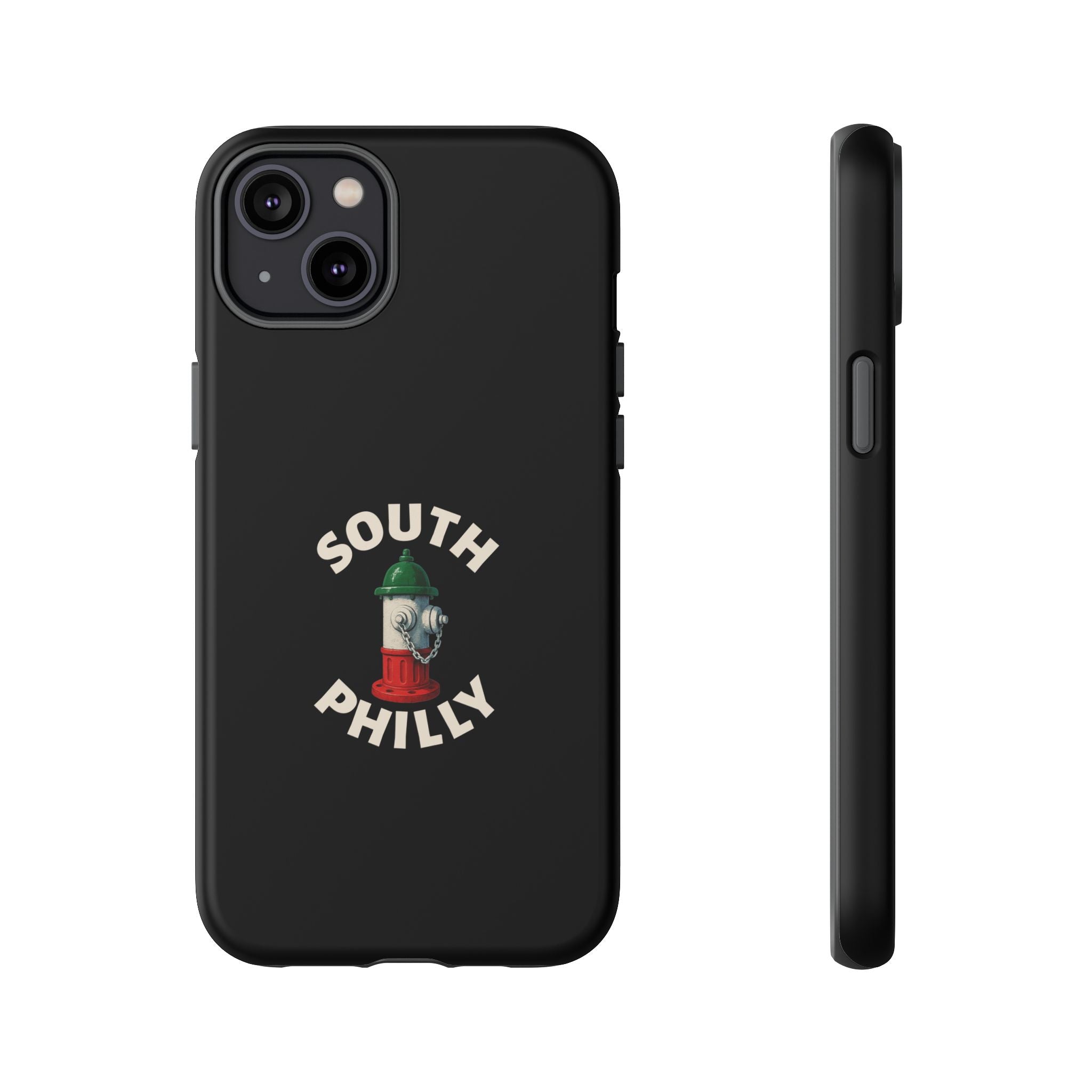 South Philly Black Phone Case, Tough Cases for iPhone, Gift for Italians, Stylish Phone Cover, Unique Phone Accessory