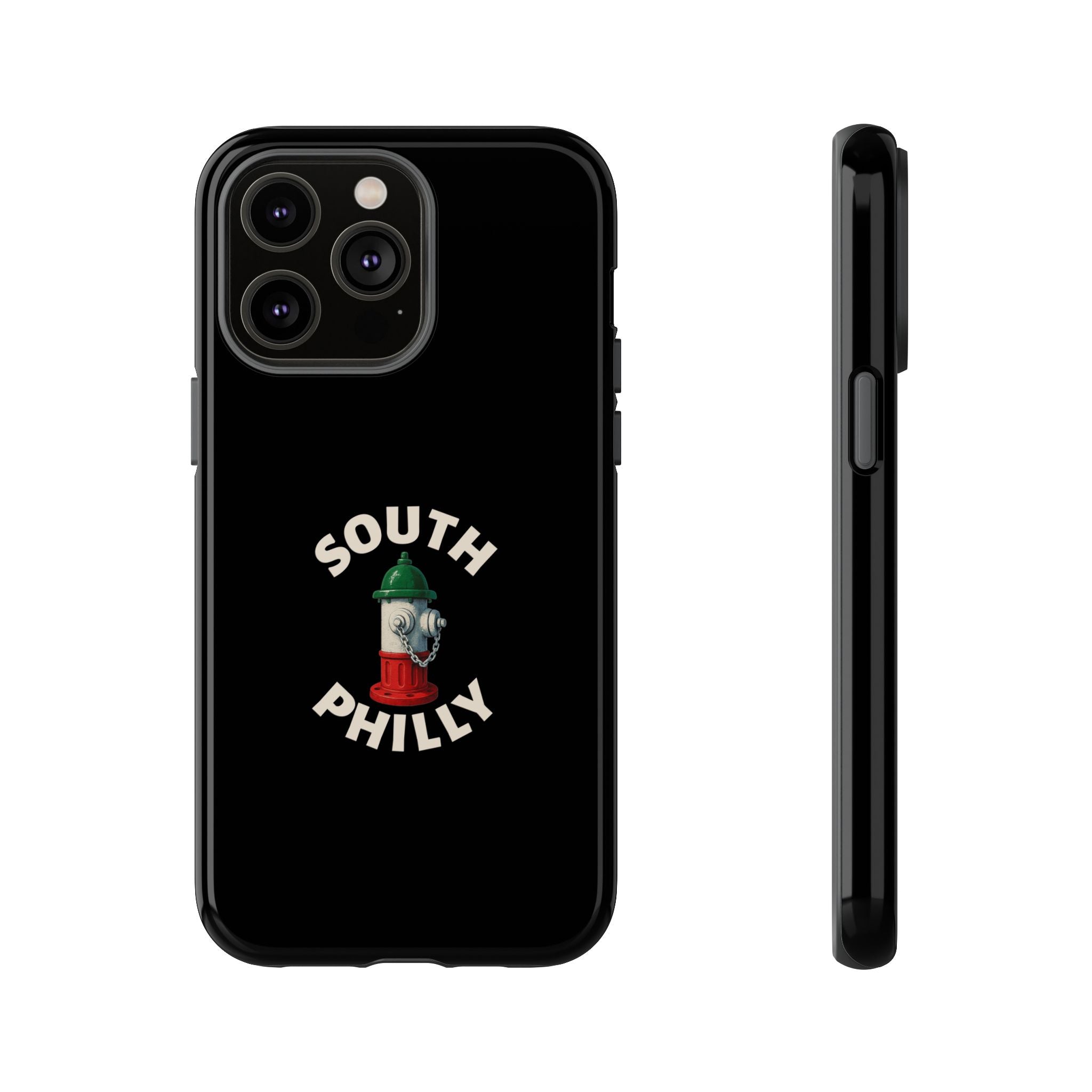 South Philly Black Phone Case, Tough Cases for iPhone, Gift for Italians, Stylish Phone Cover, Unique Phone Accessory