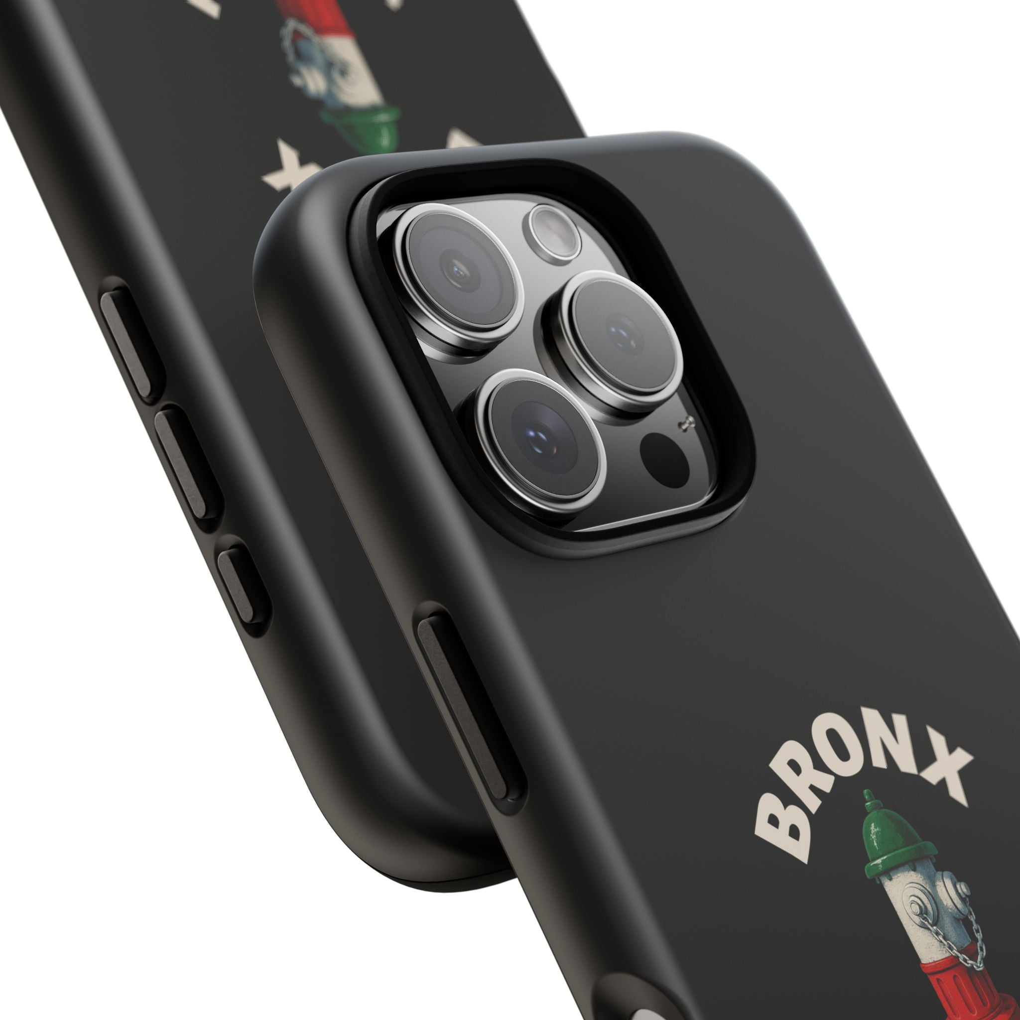 Bronx Italian Black Phone Case, Tough Cases for iPhone, Gift for Italians, Stylish Phone Cover, Unique Phone Accessory
