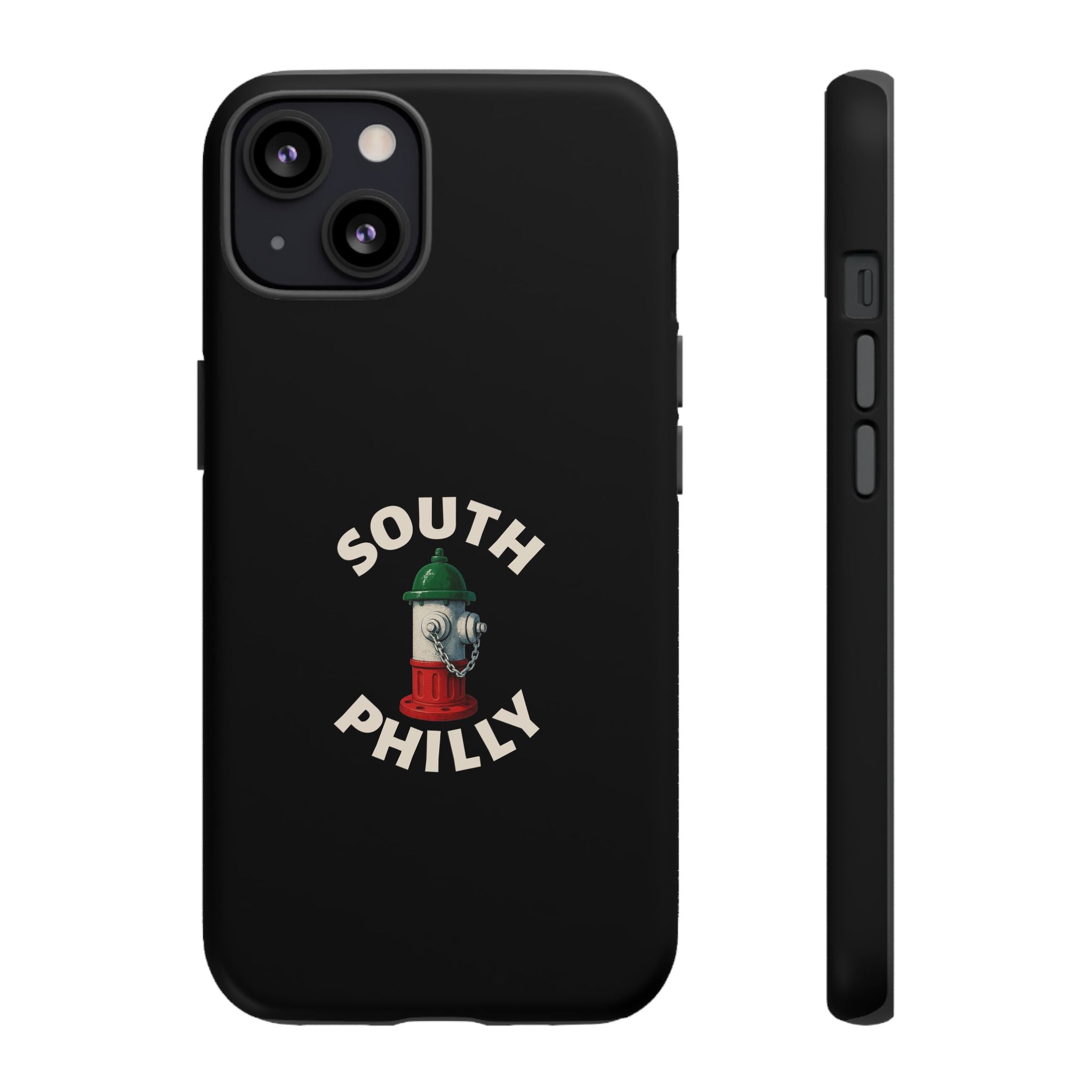 South Philly Black Phone Case, Tough Cases for iPhone, Gift for Italians, Stylish Phone Cover, Unique Phone Accessory