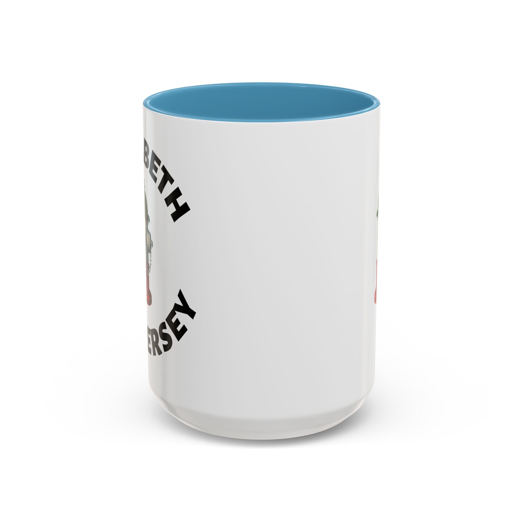 Coffee Mug - Elizabeth with Fire Hydrant Design, Unique Gift for Italians