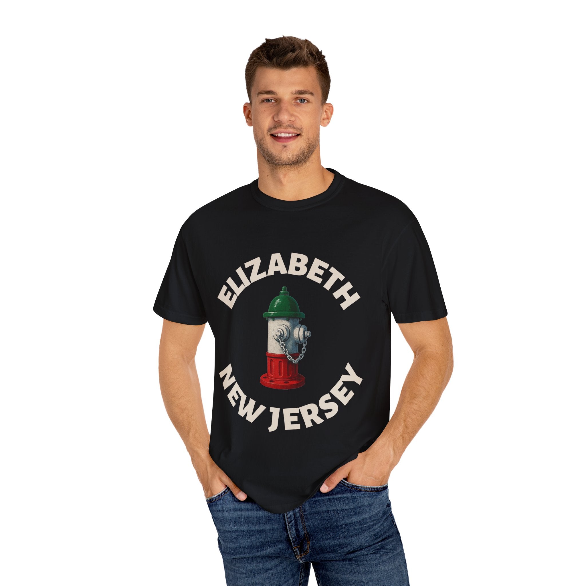 Elizabeth New Jersey  Tee | Street Style, Neighbourhood Pride, Unisex Fashion, Comfortable Casual Wear