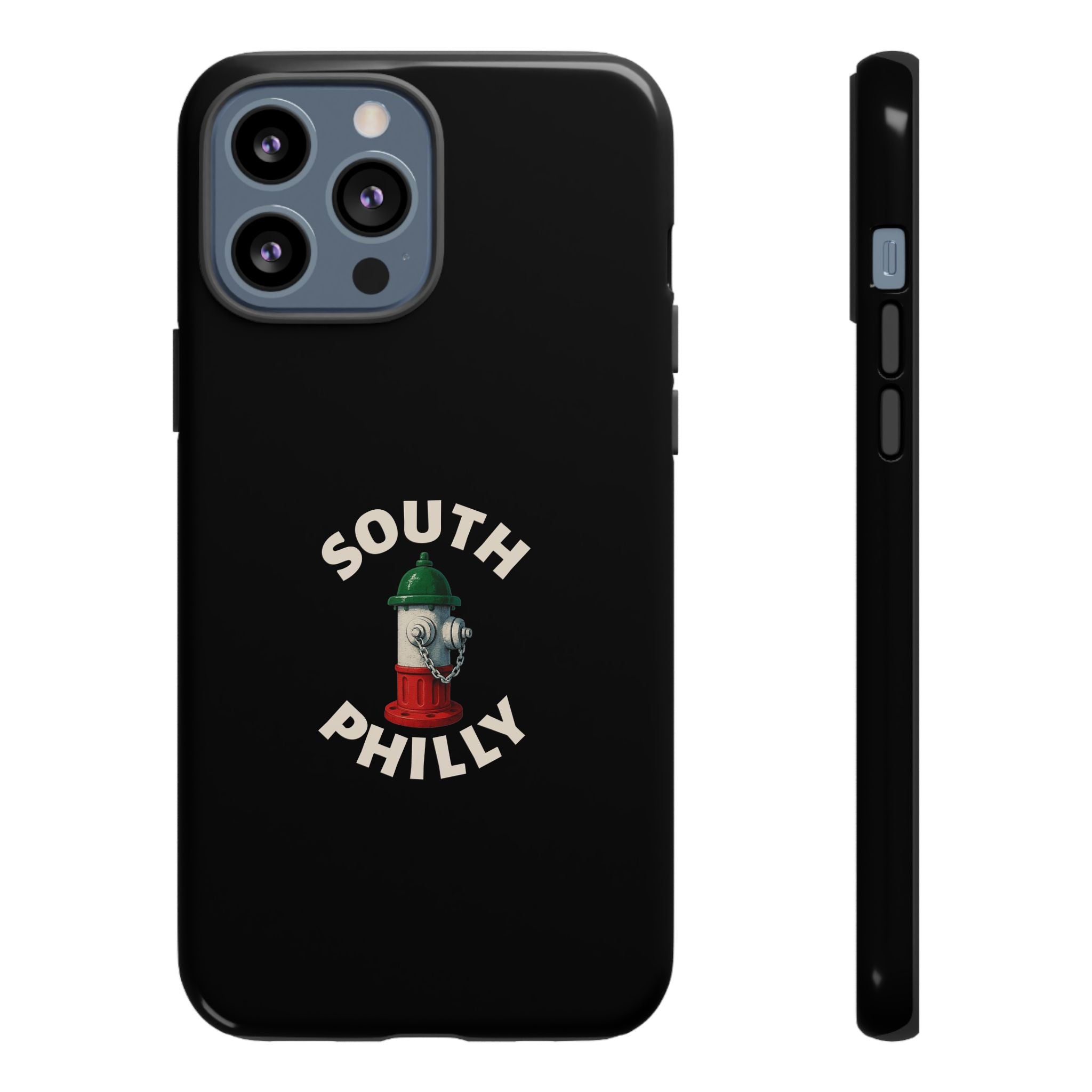 South Philly Black Phone Case, Tough Cases for iPhone, Gift for Italians, Stylish Phone Cover, Unique Phone Accessory