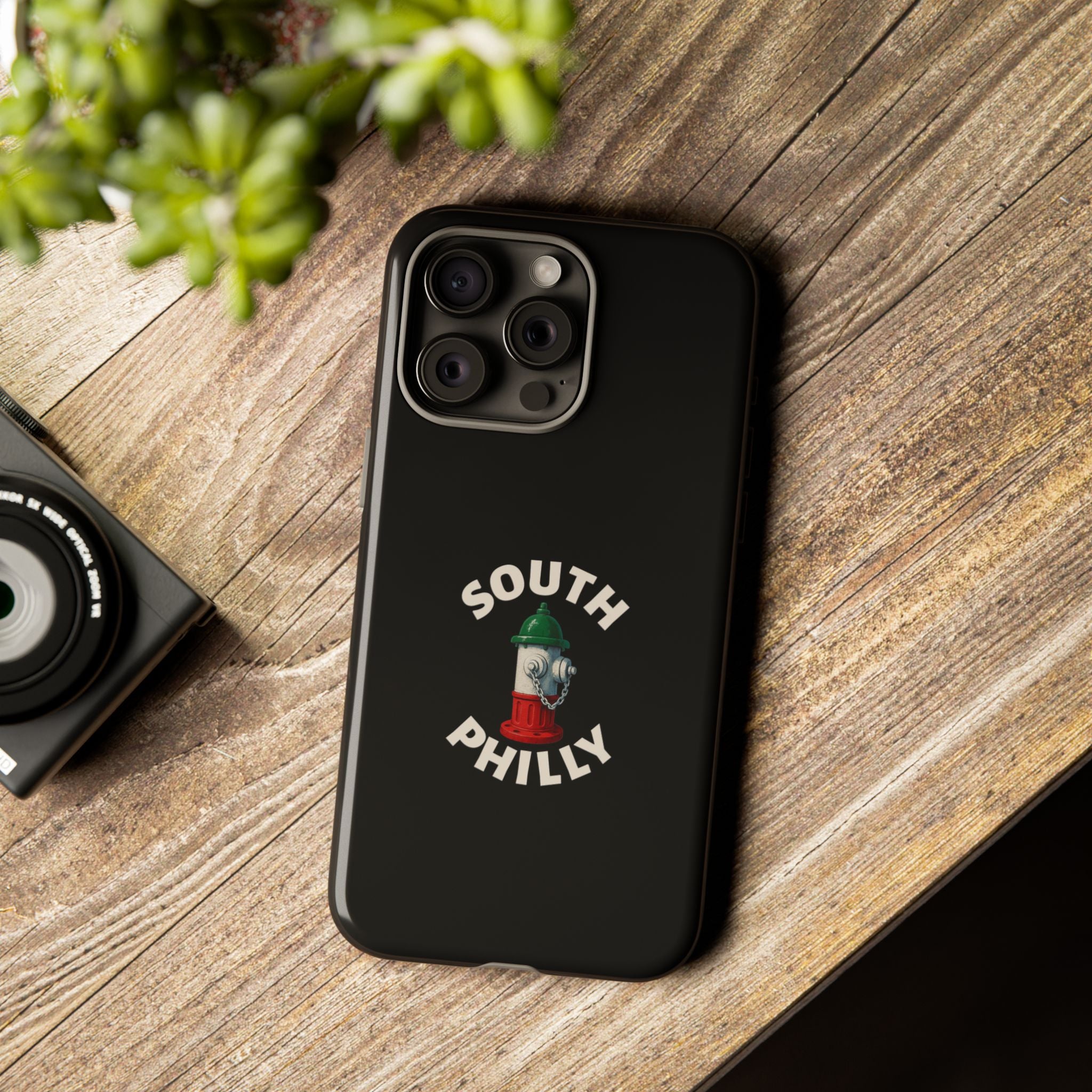 South Philly Black Phone Case, Tough Cases for iPhone, Gift for Italians, Stylish Phone Cover, Unique Phone Accessory