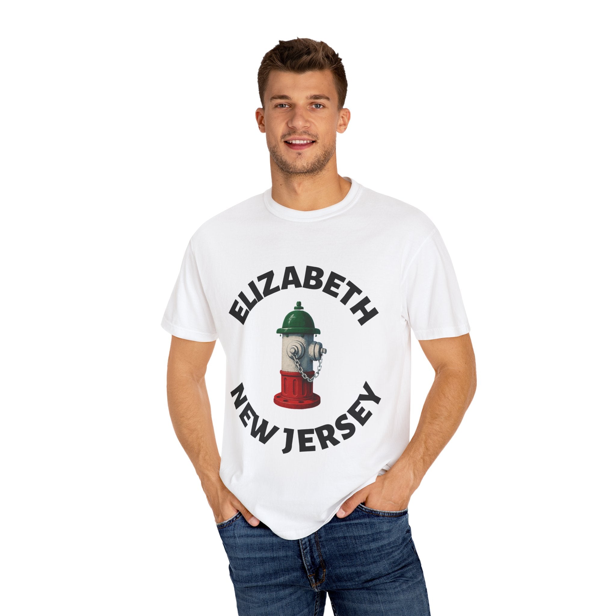 Elizabeth New Jersey  Tee | Street Style, Neighbourhood Pride, Unisex Fashion, Comfortable Casual Wear