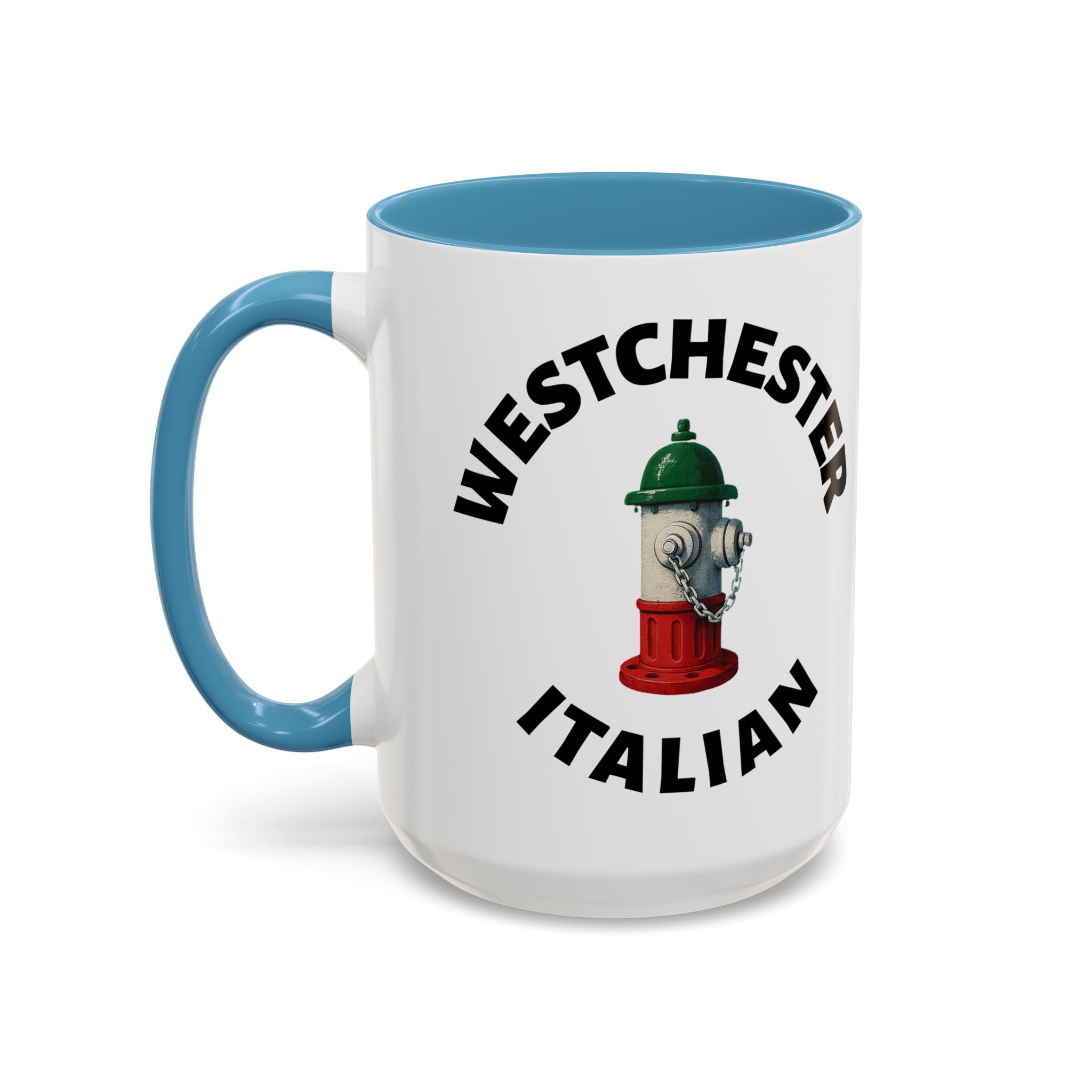 Westchester Coffee Mug with Fire Hydrant Design, Unique Gift for Italians, Fun Kitchen Decor