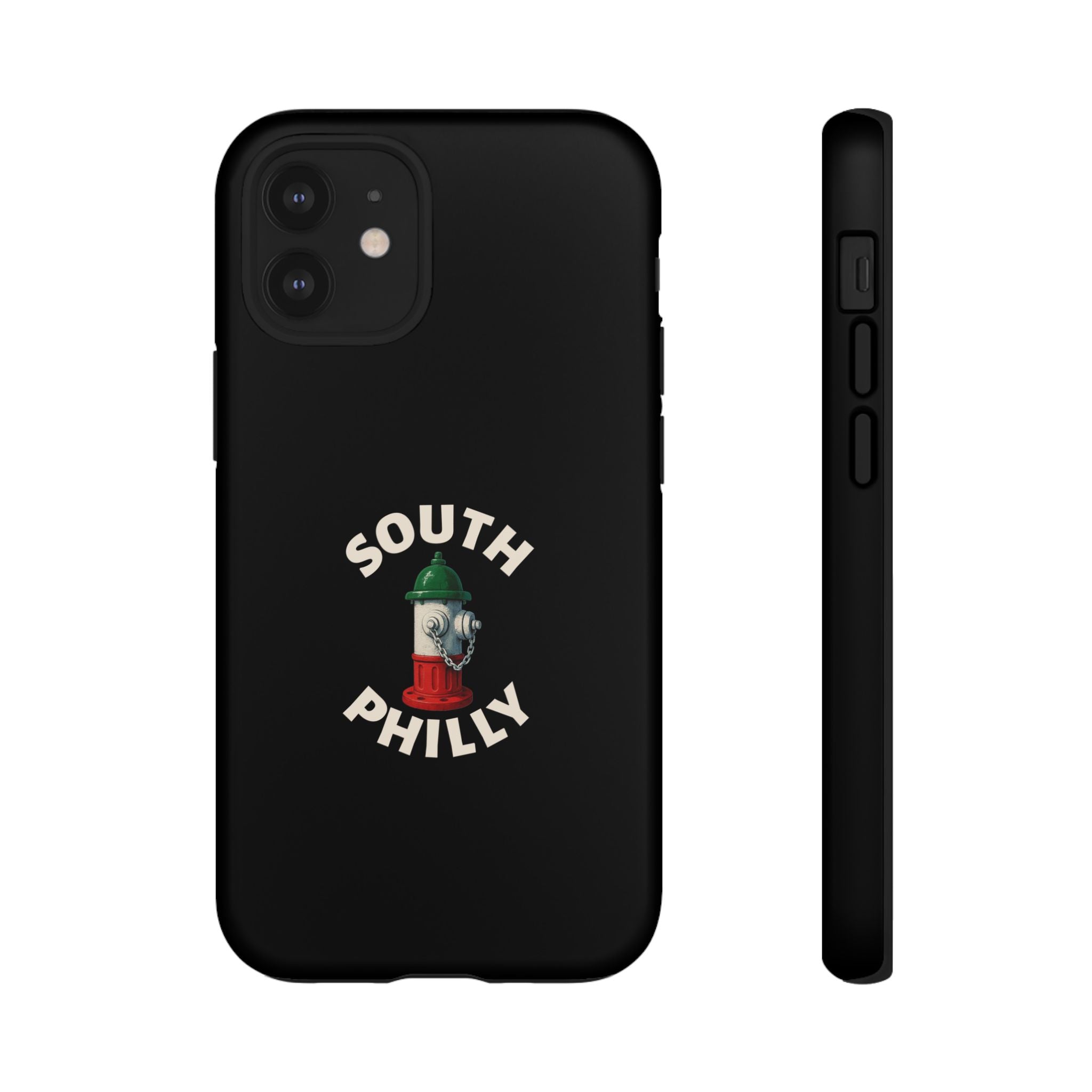 South Philly Black Phone Case, Tough Cases for iPhone, Gift for Italians, Stylish Phone Cover, Unique Phone Accessory