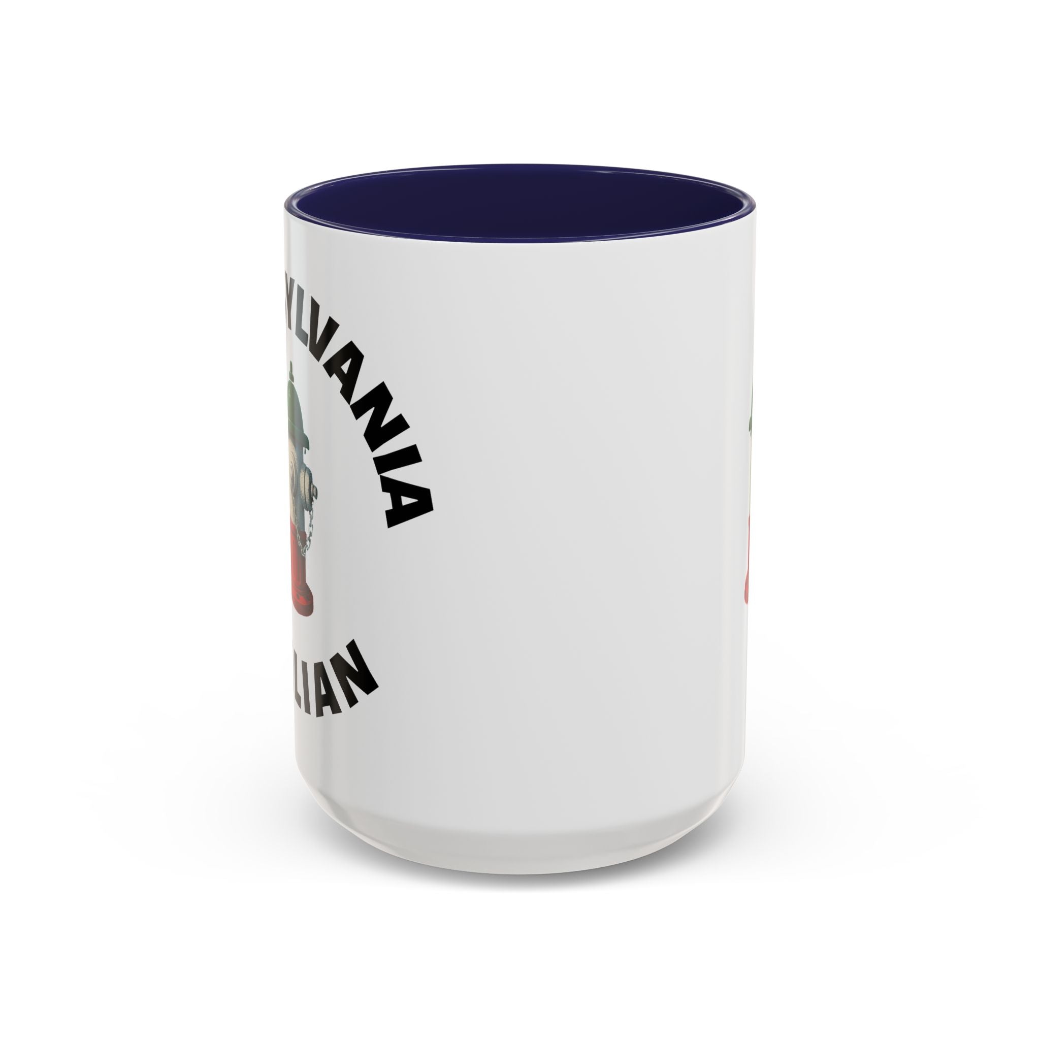Pennsylvania Coffee Mug with Fire Hydrant Design, Unique Gift for Italians, Fun Kitchen Decor