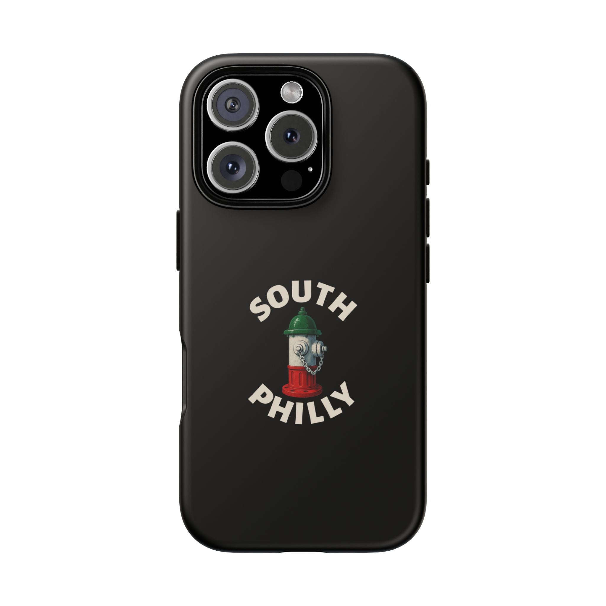 South Philly Black Phone Case, Tough Cases for iPhone, Gift for Italians, Stylish Phone Cover, Unique Phone Accessory