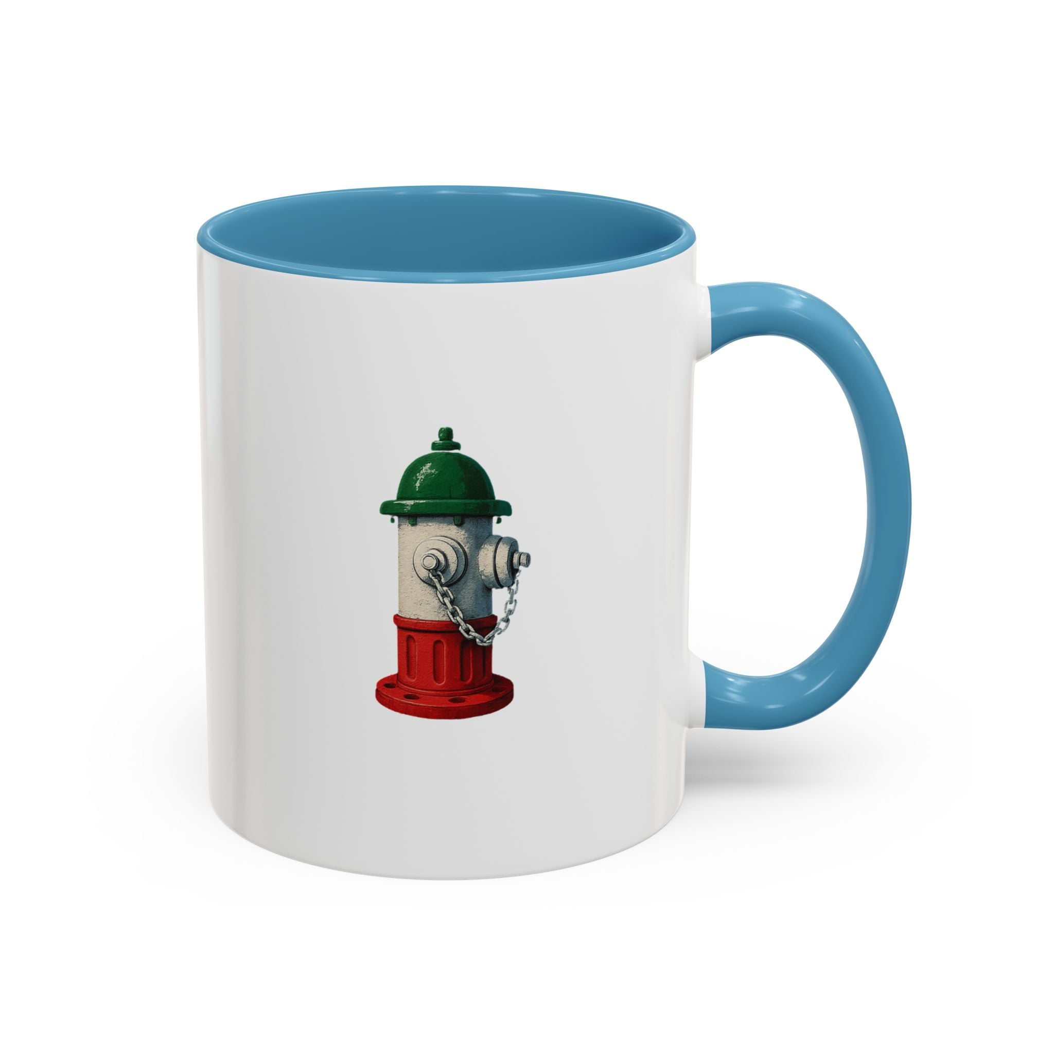 Overbrook Coffee Mug with Fire Hydrant Design, Unique Gift for Italians, Fun Kitchen Decor