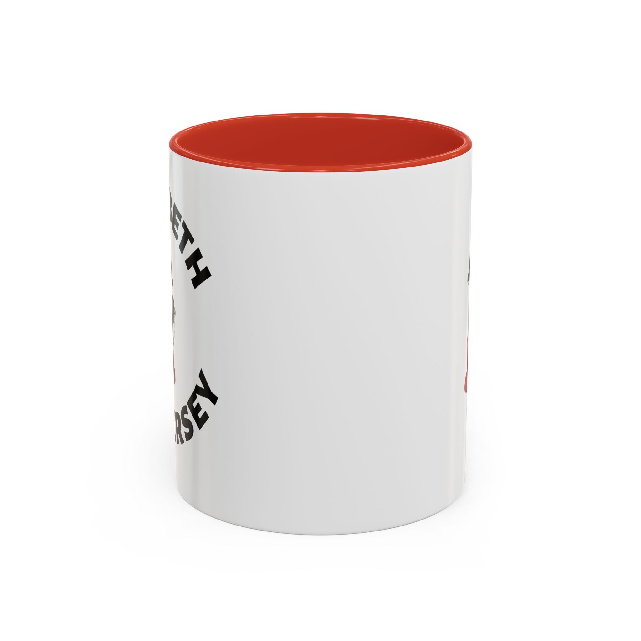 Coffee Mug - Elizabeth with Fire Hydrant Design, Unique Gift for Italians
