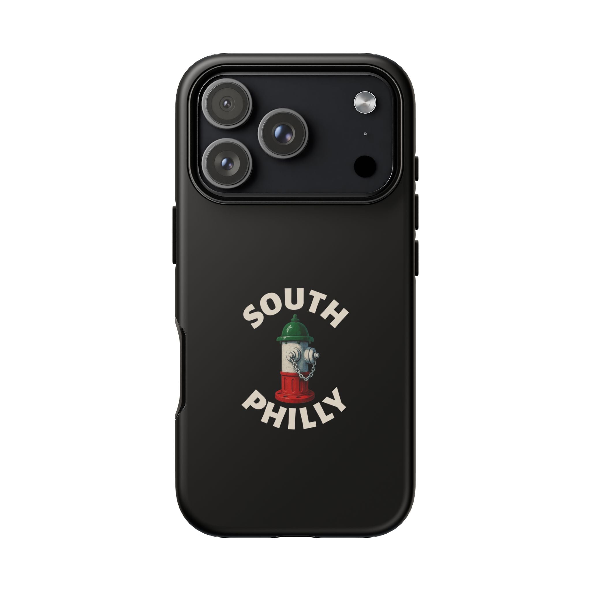South Philly Black Phone Case, Tough Cases for iPhone, Gift for Italians, Stylish Phone Cover, Unique Phone Accessory