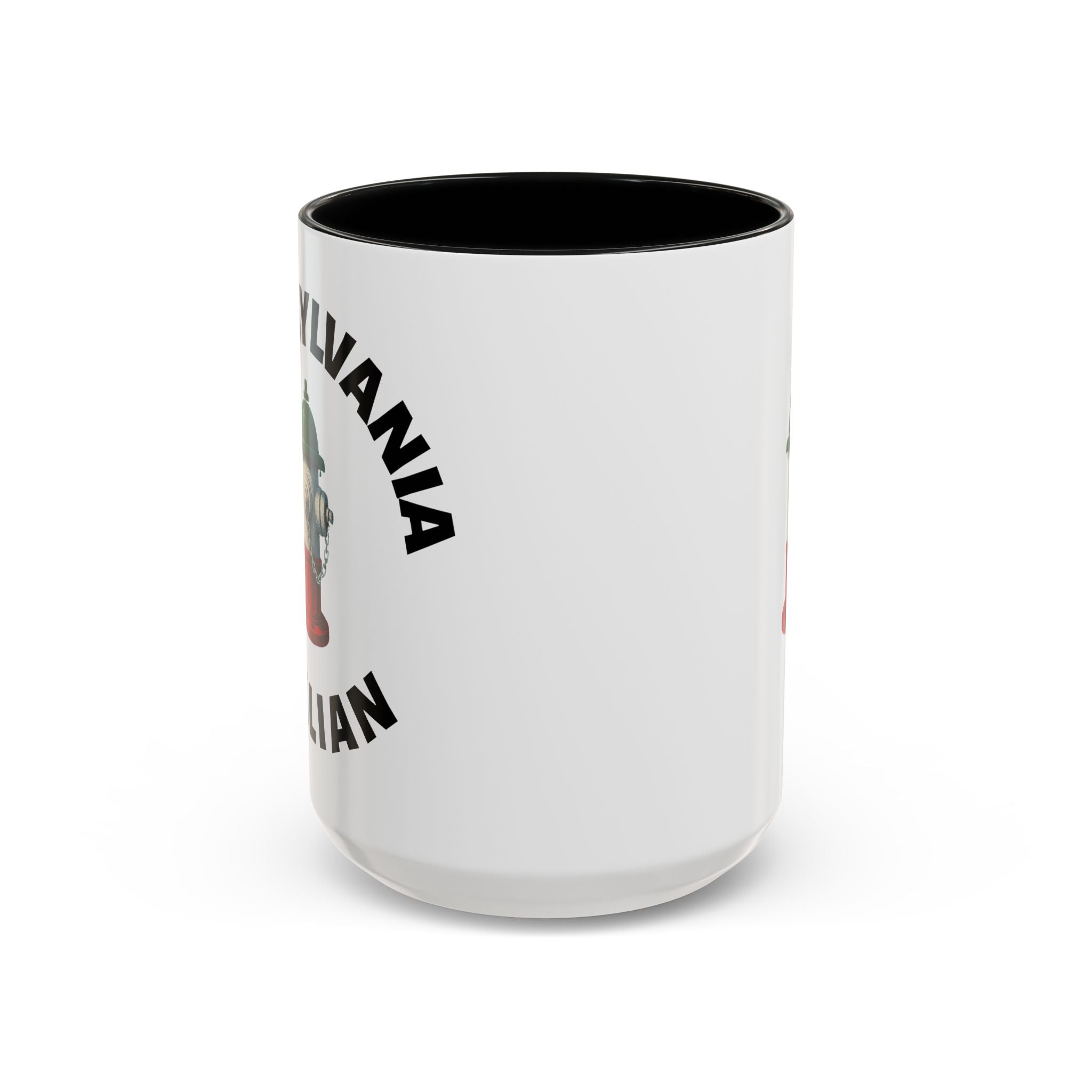 Pennsylvania Coffee Mug with Fire Hydrant Design, Unique Gift for Italians, Fun Kitchen Decor