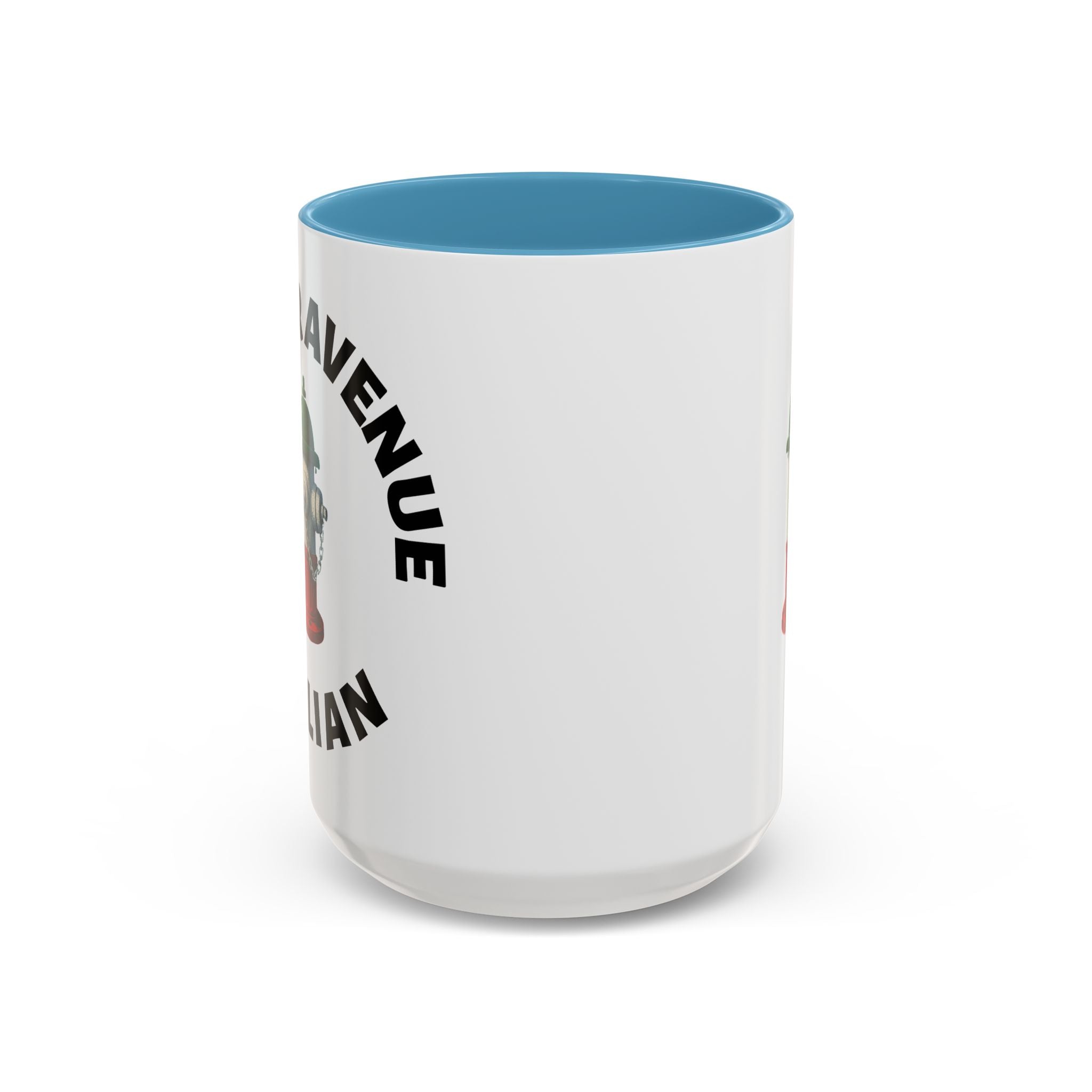Arthur Avenue Coffee Mug with Fire Hydrant Design, Unique Gift for Italians, Fun Kitchen Decor