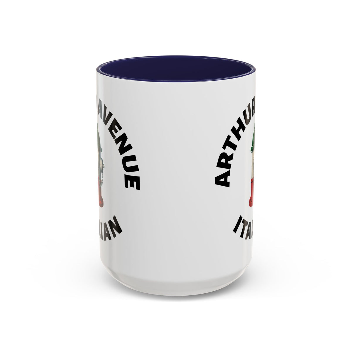 Arthur Avenue Coffee Mug with Fire Hydrant Design, Unique Gift for Italians, Fun Kitchen Decor
