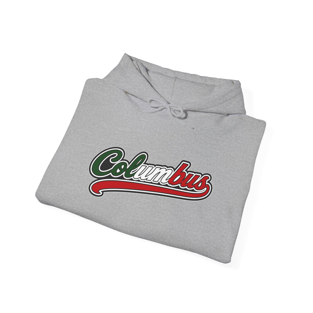Columbus Hoodie — Italian Flag Script Pullover