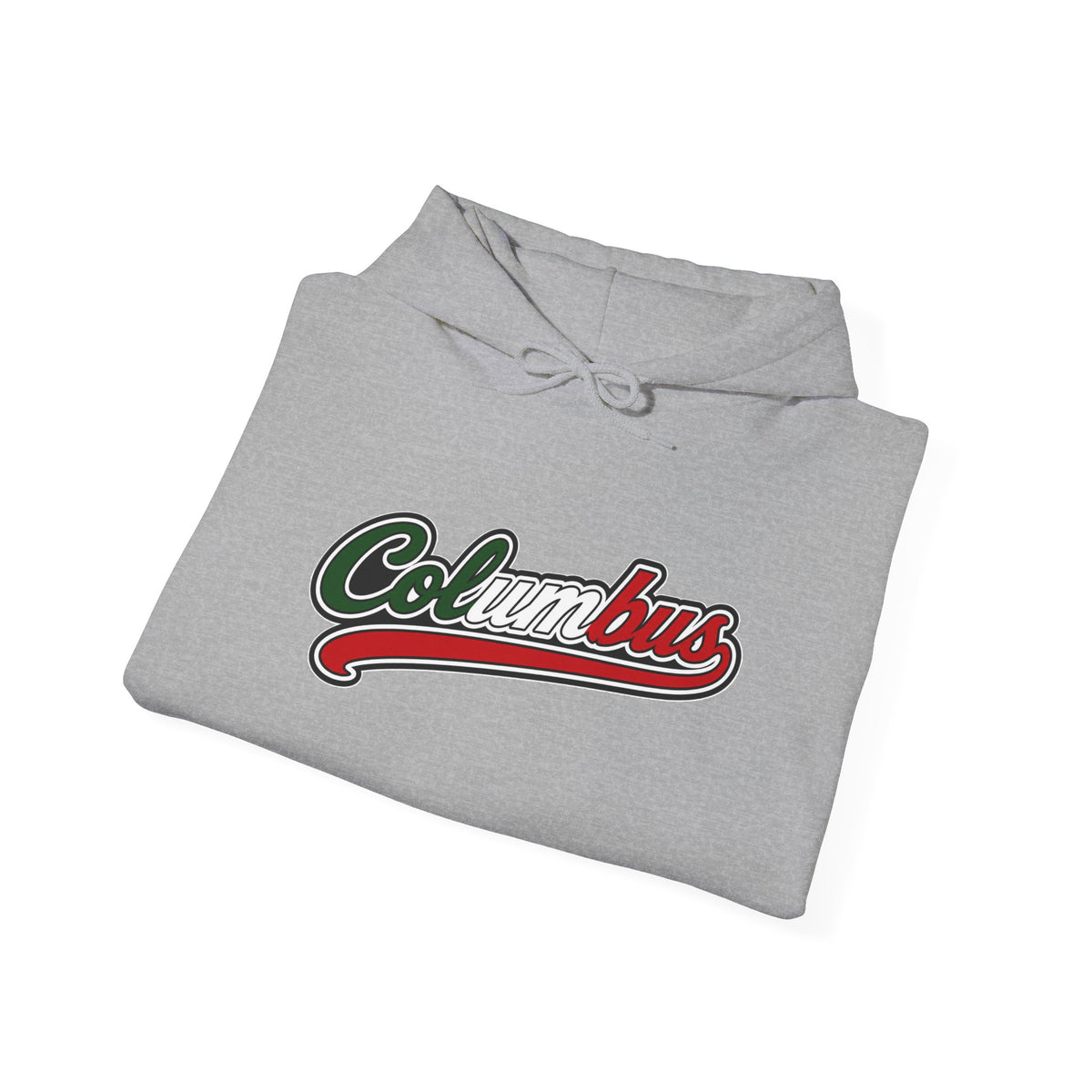 Columbus Hoodie — Italian Flag Script Pullover