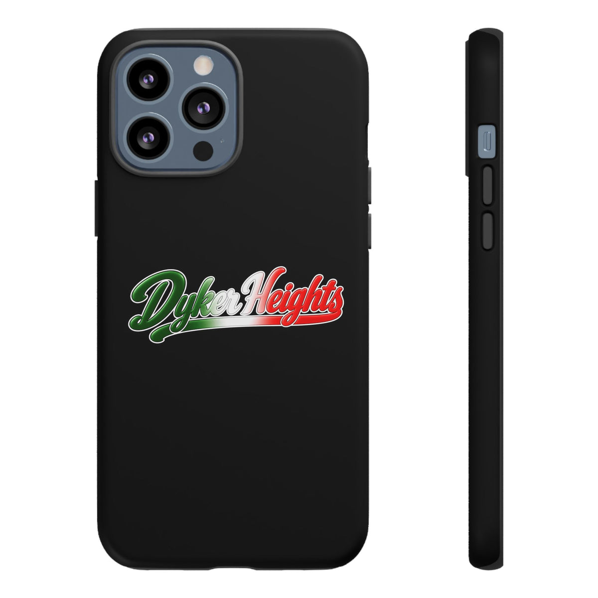 Dyker Heights Black Phone Case, Tough Cases for iPhone, Gift for Italians, Stylish Phone Cover, Unique Phone Accessory