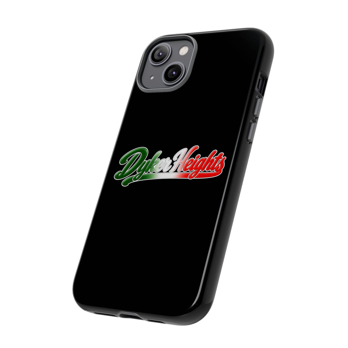 Dyker Heights Black Phone Case, Tough Cases for iPhone, Gift for Italians, Stylish Phone Cover, Unique Phone Accessory
