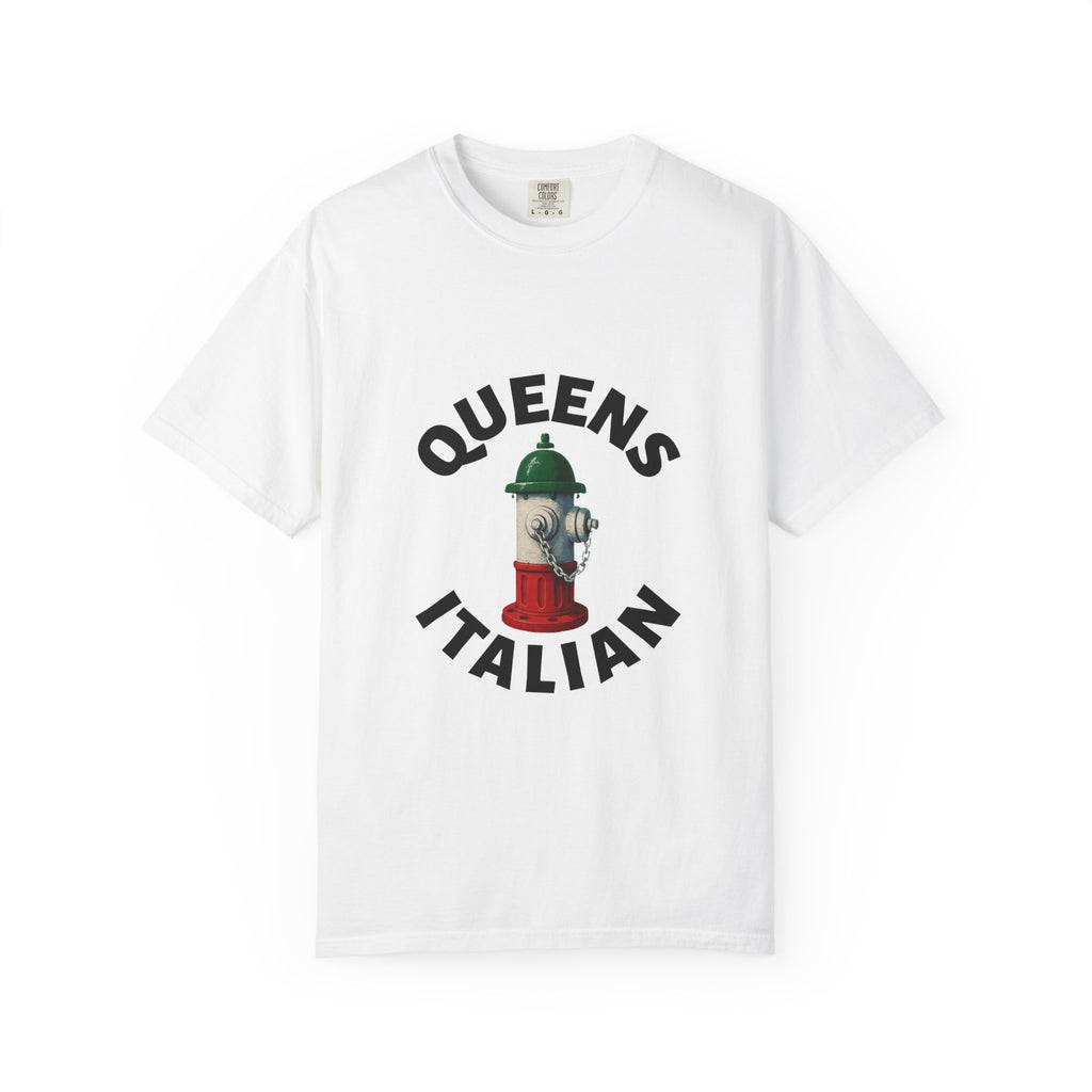 Queens Italian Tee | Street Style, Neighbourhood Pride, Unisex Fashion, Comfortable Casual Wear