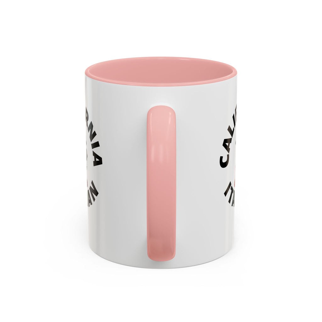 California Coffee Mug with Fire Hydrant Design, Unique Gift for Italians, Fun Kitchen Decor