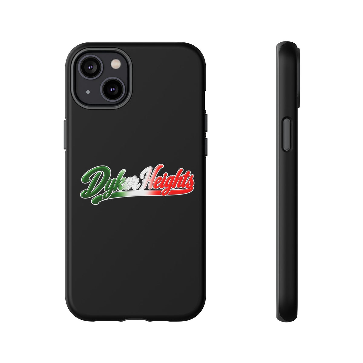 Dyker Heights Black Phone Case, Tough Cases for iPhone, Gift for Italians, Stylish Phone Cover, Unique Phone Accessory