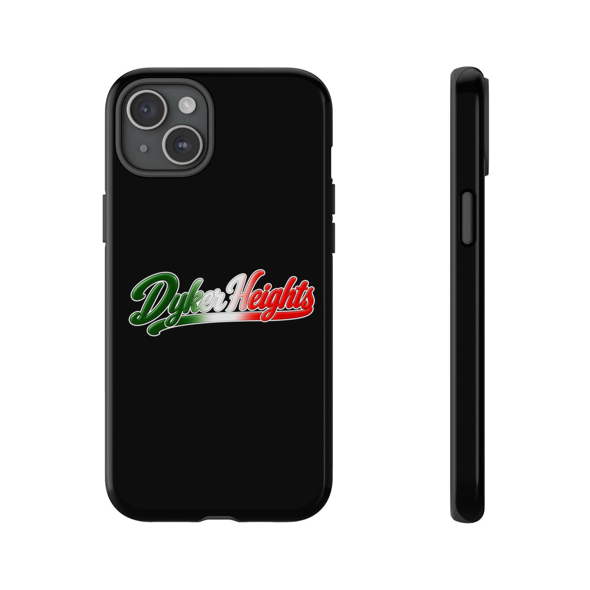 Dyker Heights Black Phone Case, Tough Cases for iPhone, Gift for Italians, Stylish Phone Cover, Unique Phone Accessory