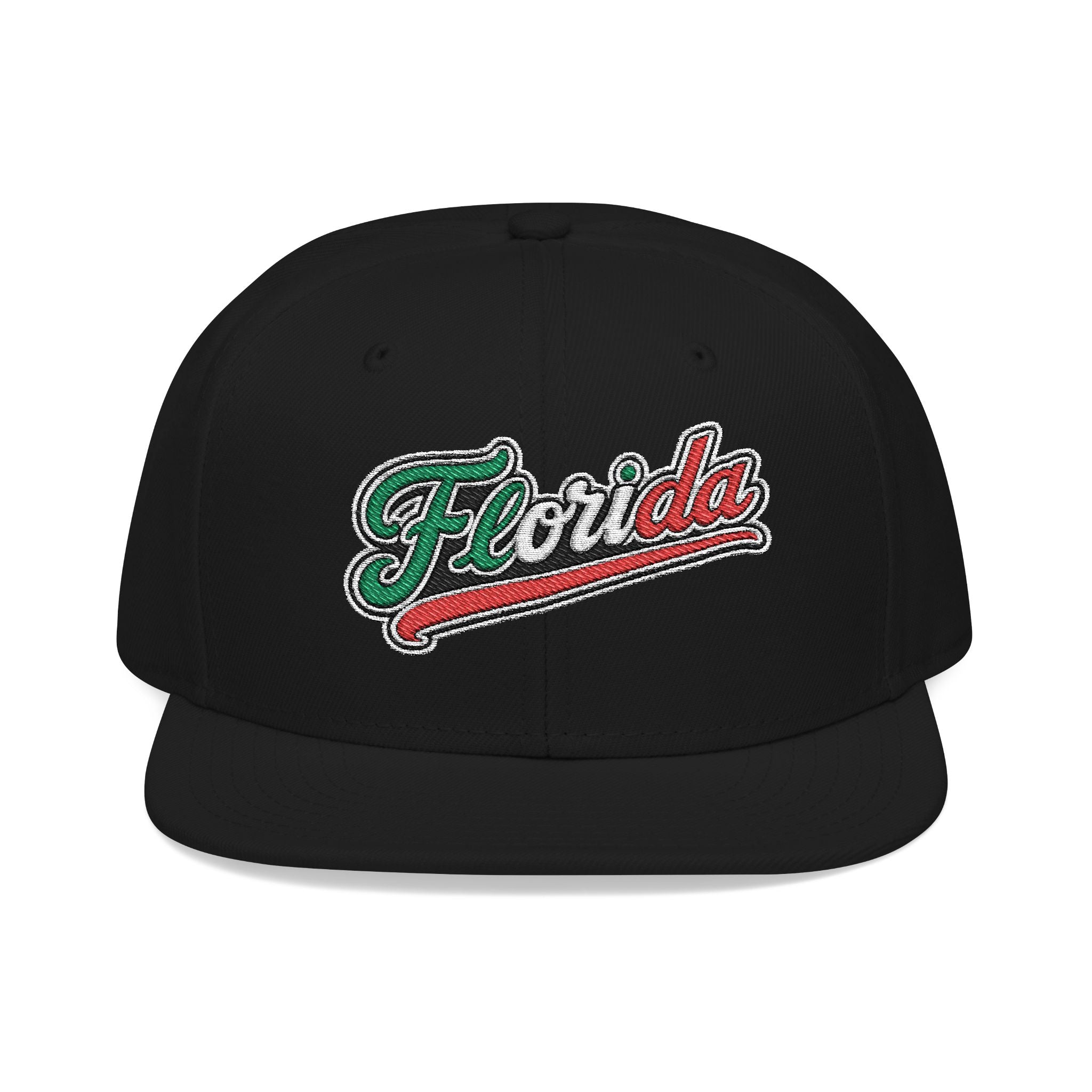 Florida Embroidered Snapback Hat | Street Sign Patch Cap