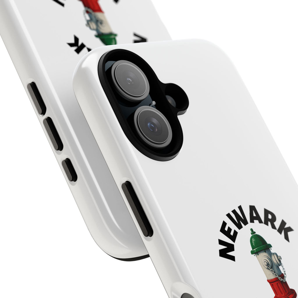 Newark Italian White Phone Case, Urban Style Phone Cover, Tough Smartphone Case, Gift for Italian Heritage, Fun Streetwear Accessories