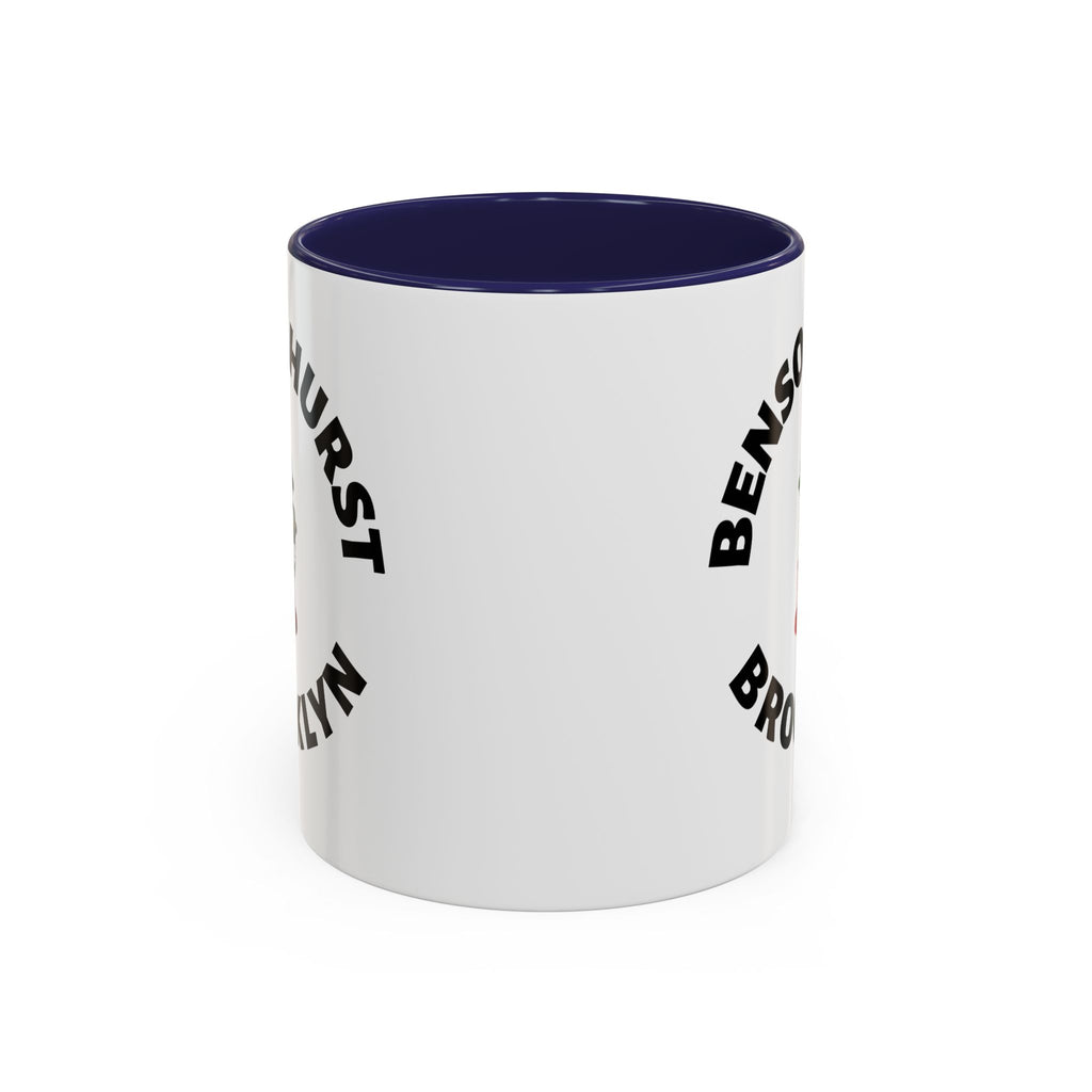Bensonhurst Coffee Mug with Fire Hydrant Design, Unique Gift for Italians, Fun Kitchen Decor