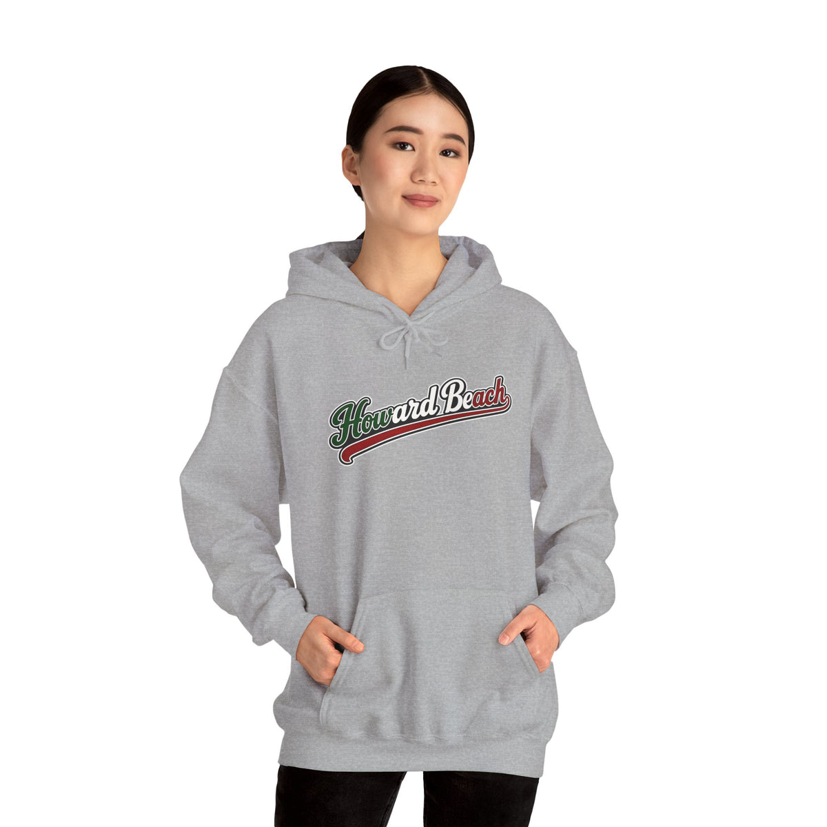 Howard Beach Hoodie — Italian Flag Script Pullover