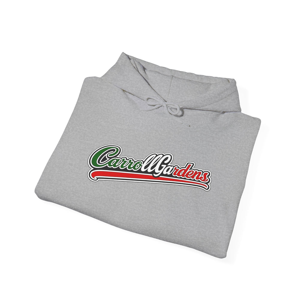 Carroll Gardens Hoodie — Italian Flag Script Pullover